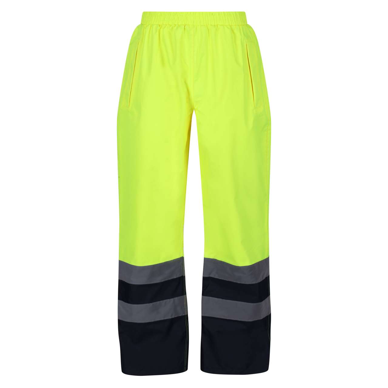 HI VIS PRO OVERTROUSERS - Yellow/Navy - Main