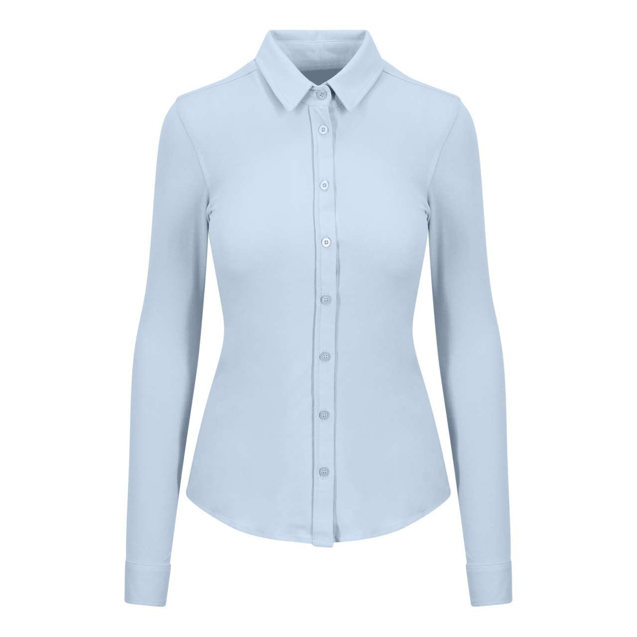 ANNA KNITTED SHIRT - Blue - Main