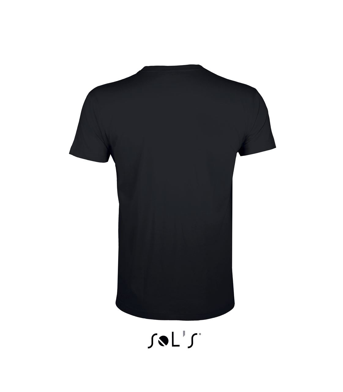 SOL'S REGENT FIT - MEN’S ROUND NECK CLOSE FITTING T-SHIRT - Deep Black - Additional