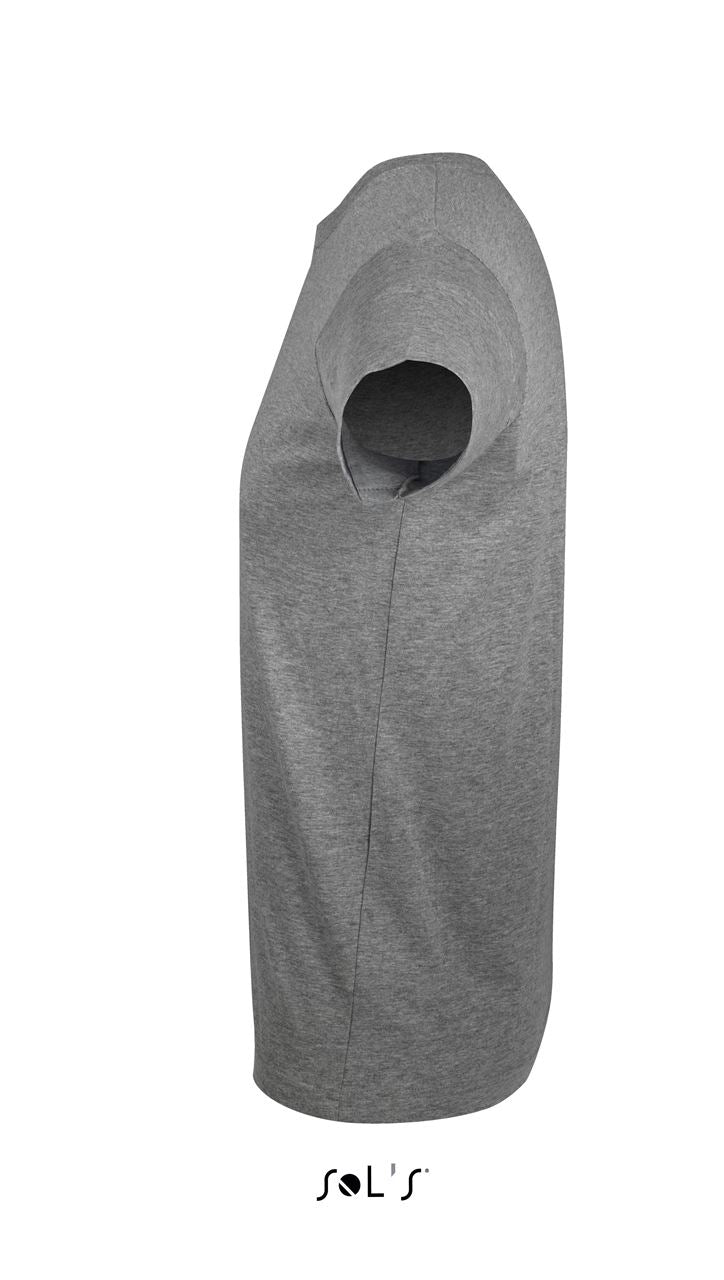 SOL'S REGENT FIT - MEN’S ROUND NECK CLOSE FITTING T-SHIRT - Grey Melange - Additional