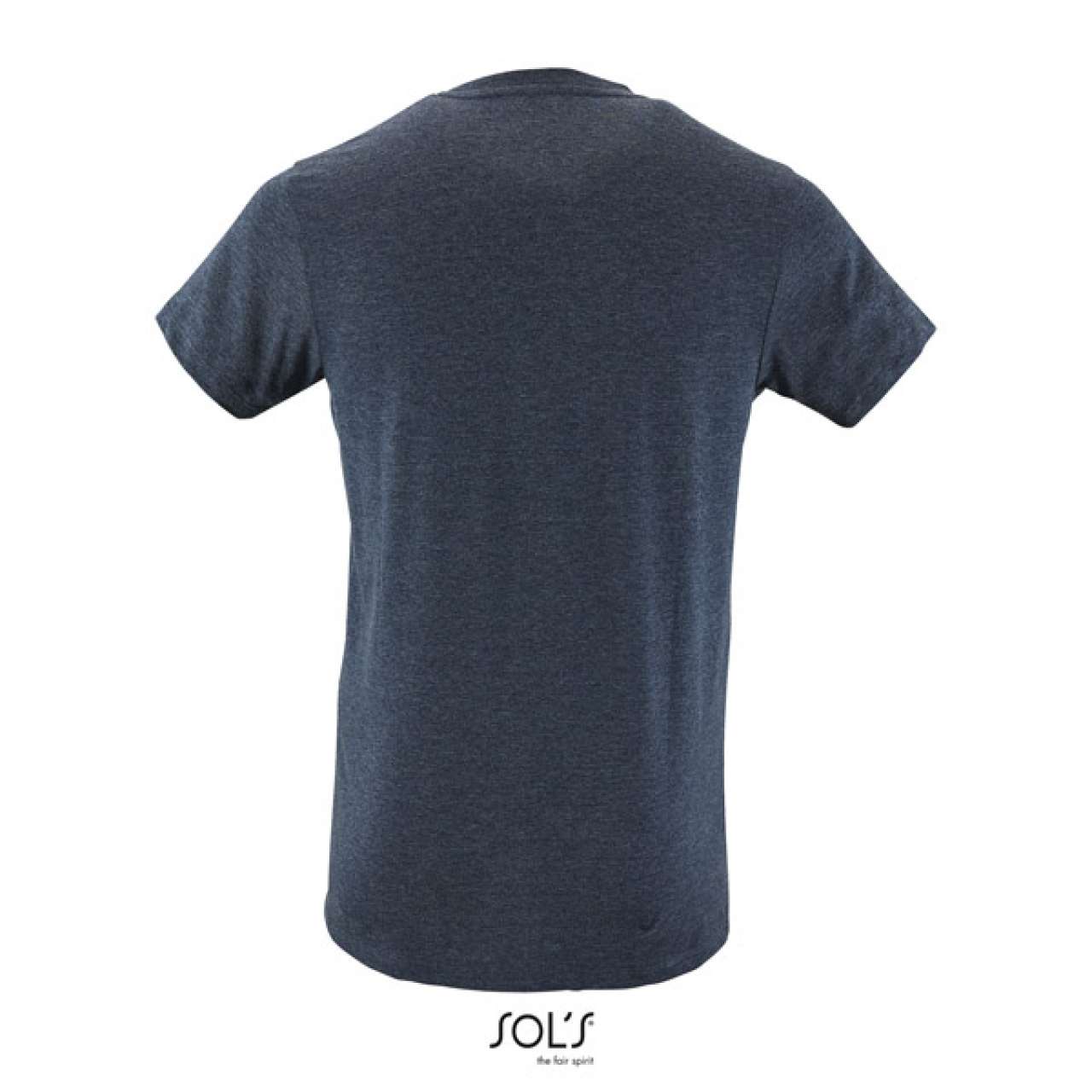 SOL'S REGENT FIT - MEN’S ROUND NECK CLOSE FITTING T-SHIRT - Heather Denim - Additional