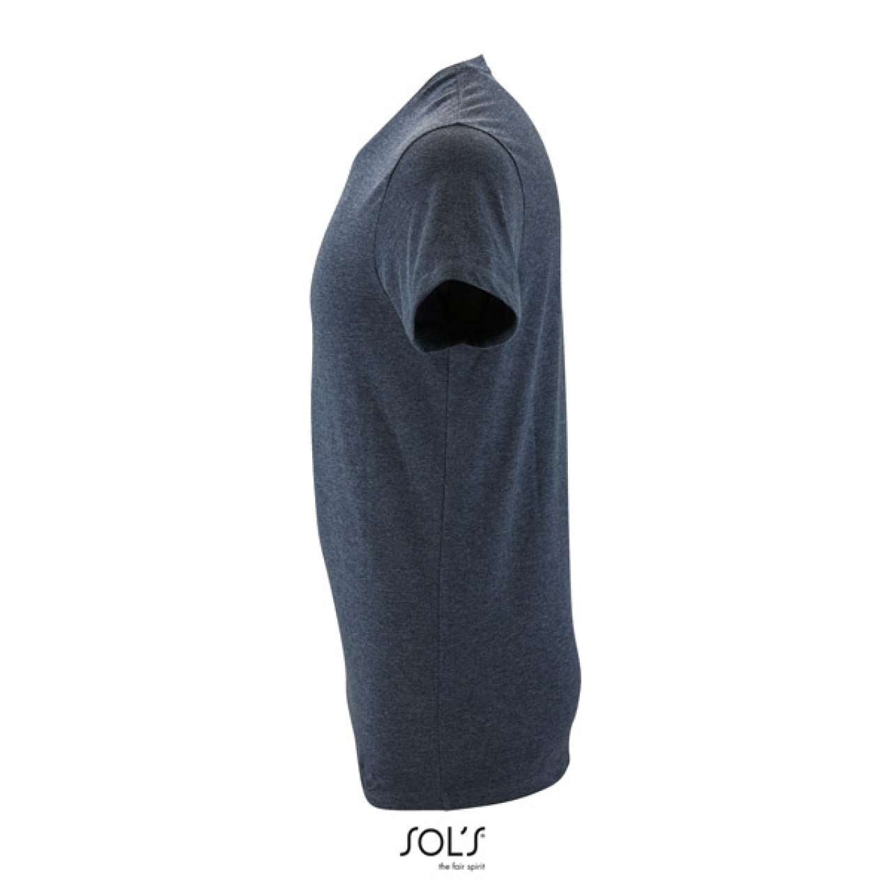 SOL'S REGENT FIT - MEN’S ROUND NECK CLOSE FITTING T-SHIRT - Heather Denim - Additional