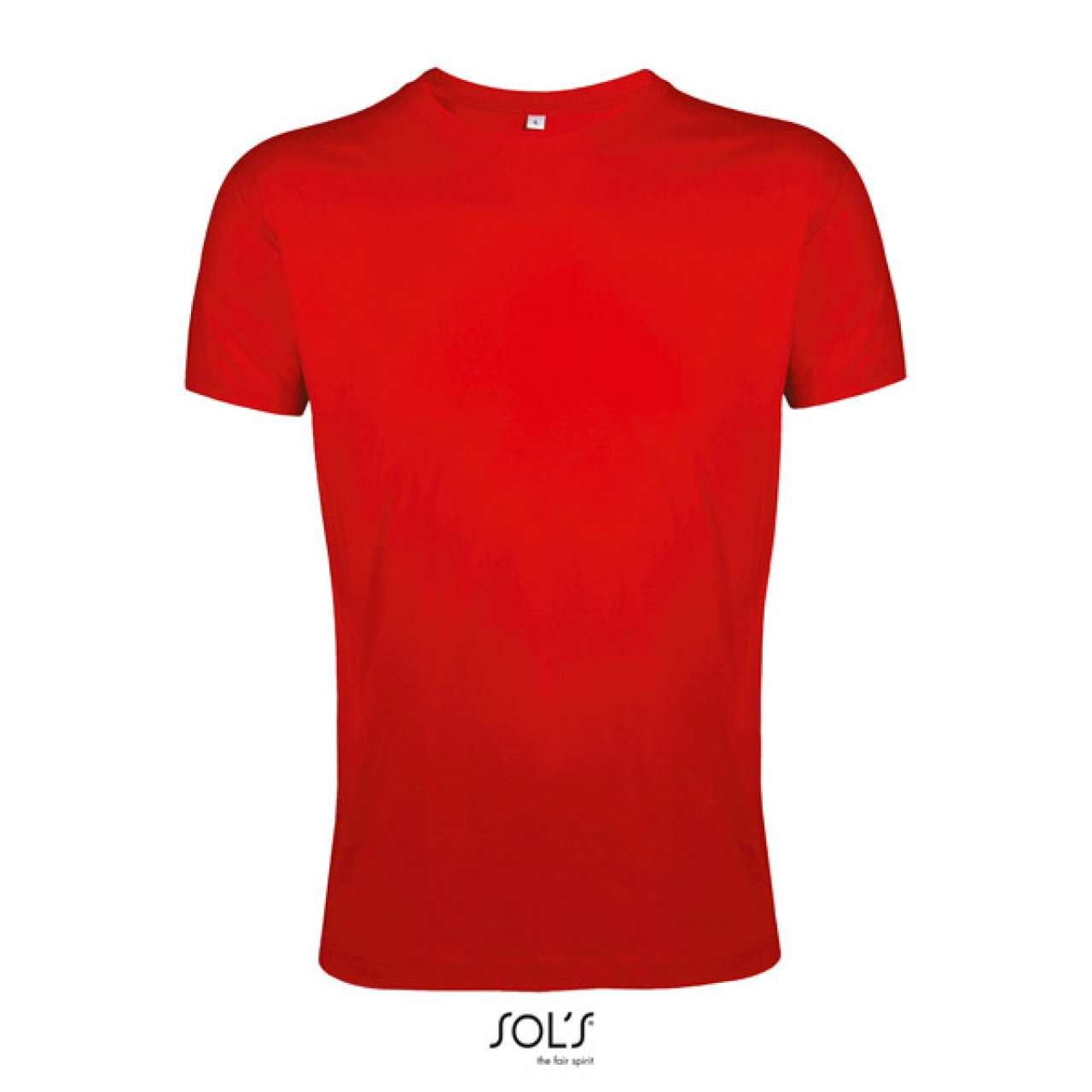 SOL'S REGENT FIT - MEN’S ROUND NECK CLOSE FITTING T-SHIRT - Red - Additional