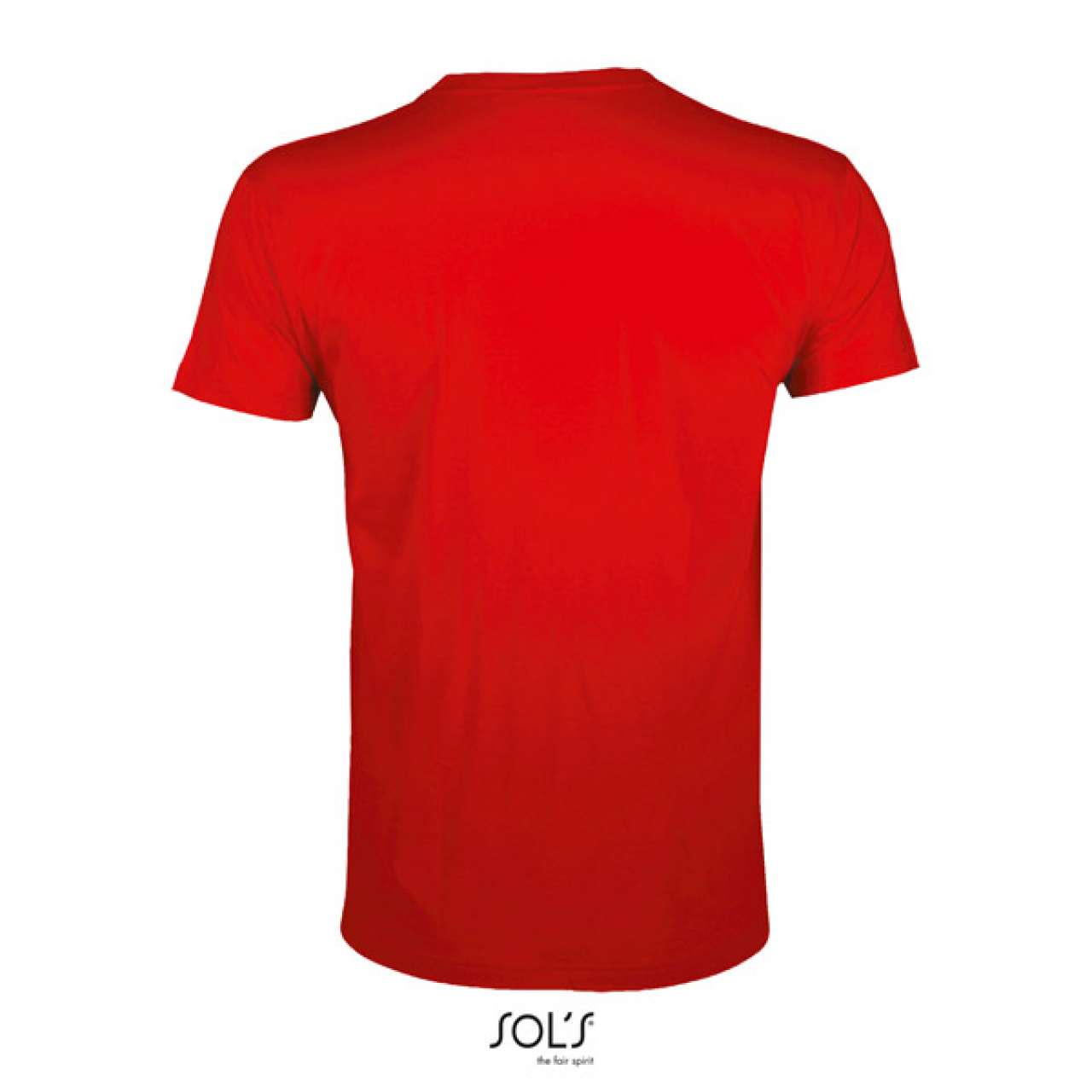 SOL'S REGENT FIT - MEN’S ROUND NECK CLOSE FITTING T-SHIRT - Red - Additional