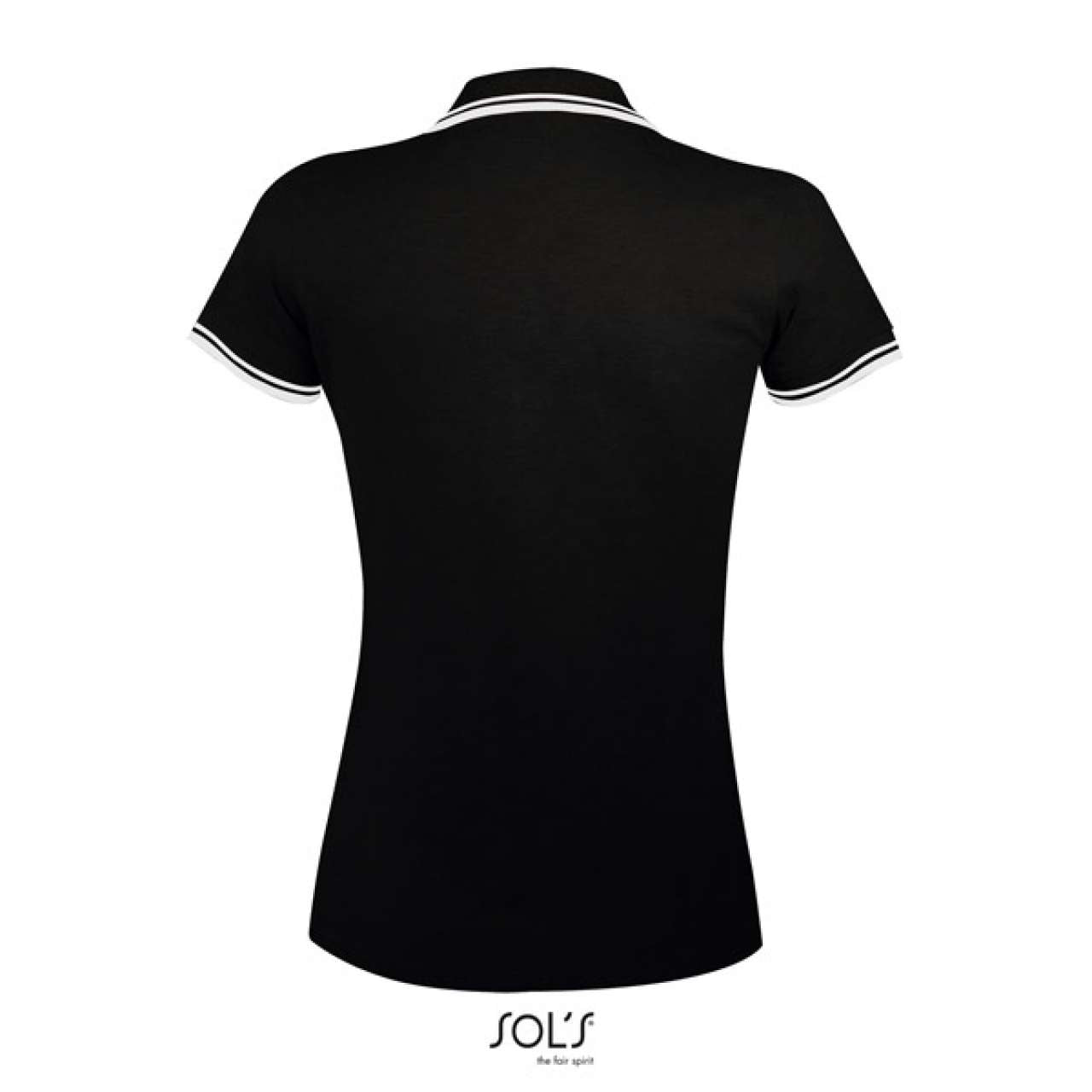 SOL'S PASADENA WOMEN - POLO SHIRT - Black/White - Additional