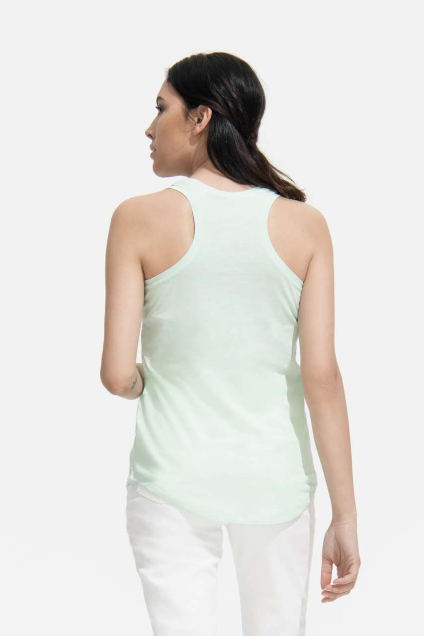 SOL'S MOKA - WOMEN’S RACER BACK TANK TOP - Burnt Orange - Additional
