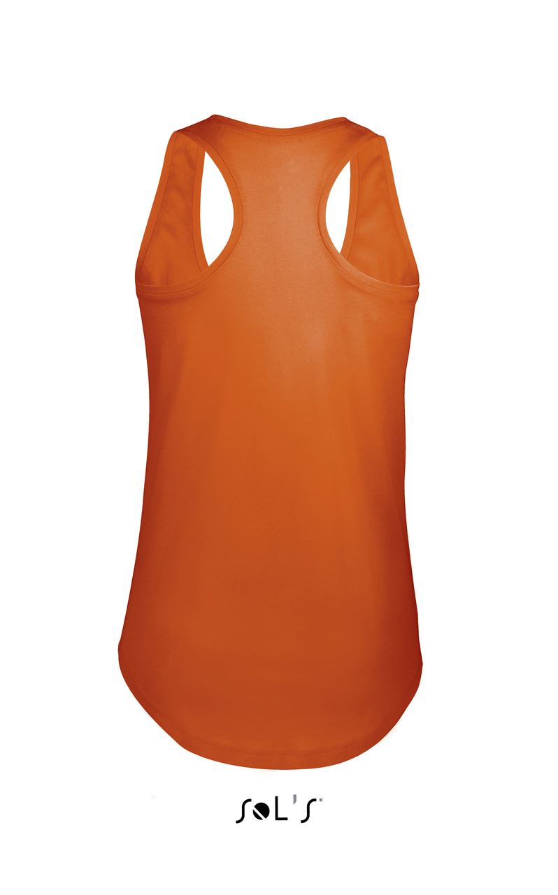 SOL'S MOKA - WOMEN’S RACER BACK TANK TOP - Burnt Orange - Additional