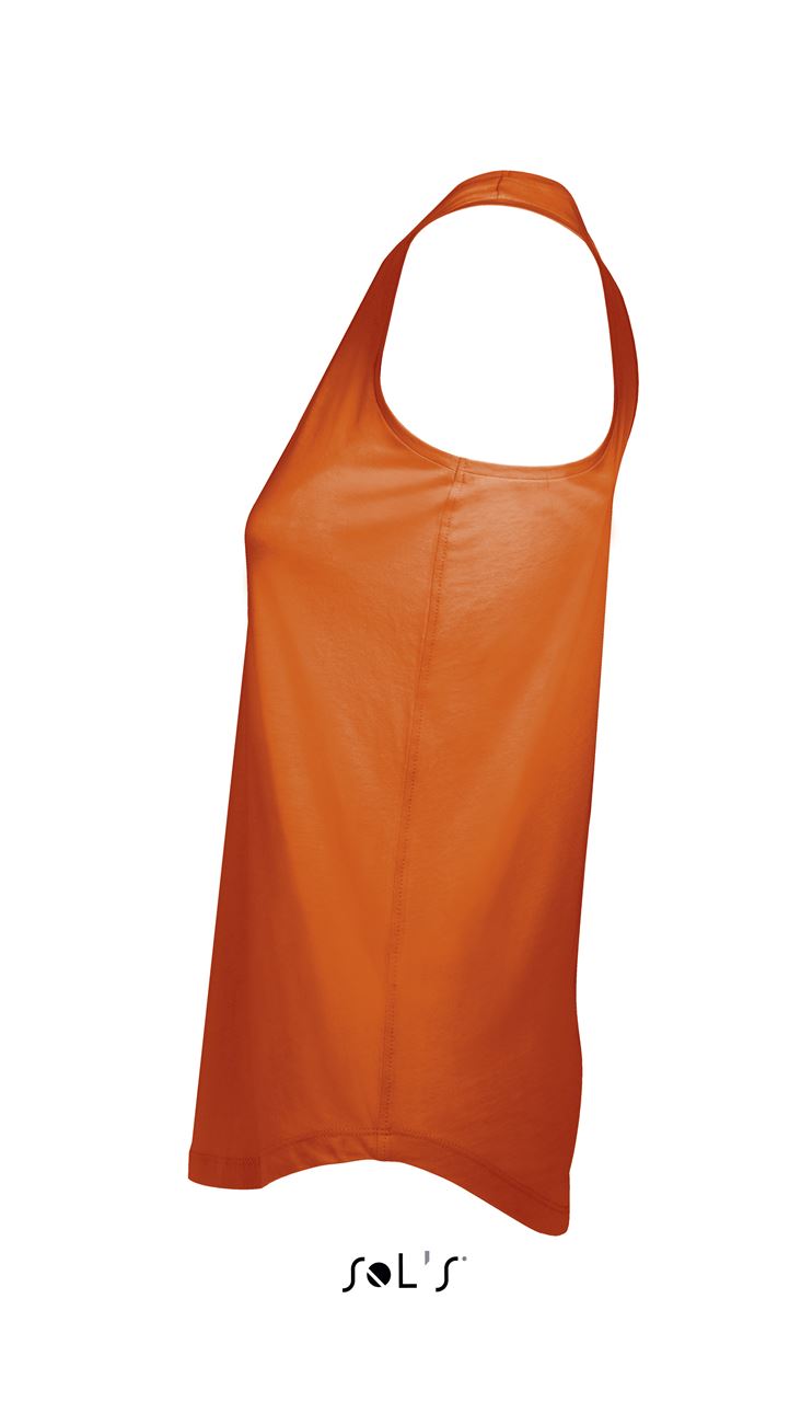 SOL'S MOKA - WOMEN’S RACER BACK TANK TOP - Burnt Orange - Additional