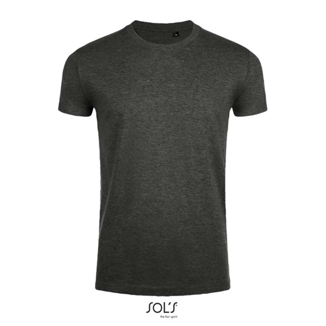 SOL'S IMPERIAL FIT - MEN'S ROUND NECK CLOSE FITTING T-SHIRT - Charcoal Melange - Main