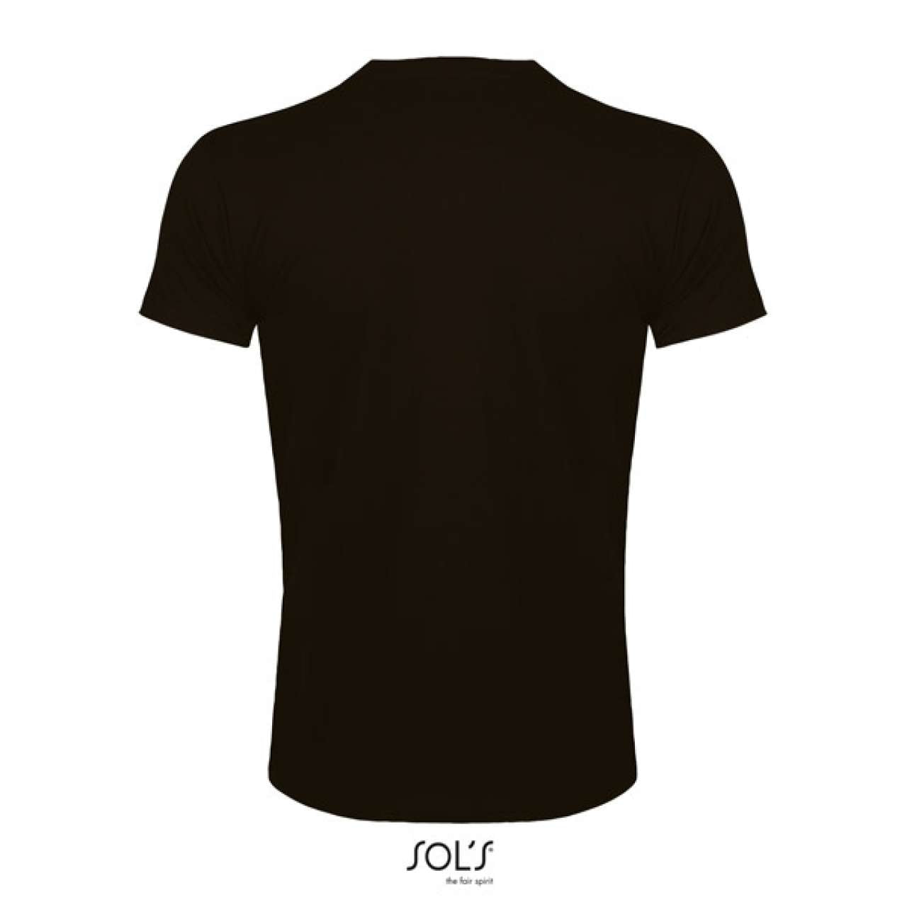 SOL'S IMPERIAL FIT - MEN'S ROUND NECK CLOSE FITTING T-SHIRT - Deep Black - Additional