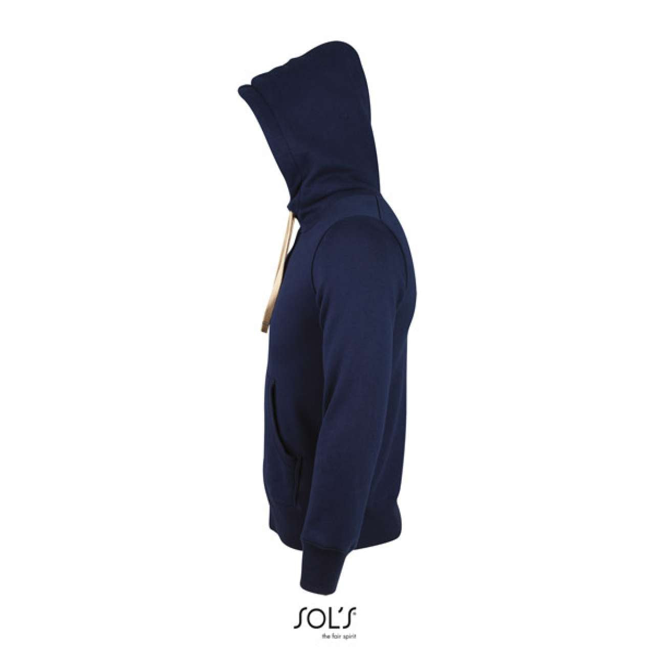 SOL'S SHERPA - UNISEX ZIPPED JACKET WITH "SHERPA" LINING - French Navy - Additional