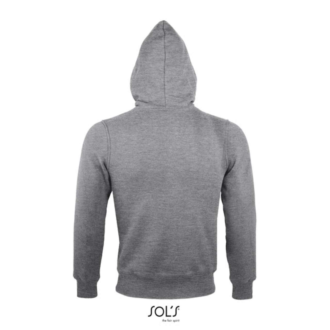 SOL'S SHERPA - UNISEX ZIPPED JACKET WITH "SHERPA" LINING - Grey Melange - Additional