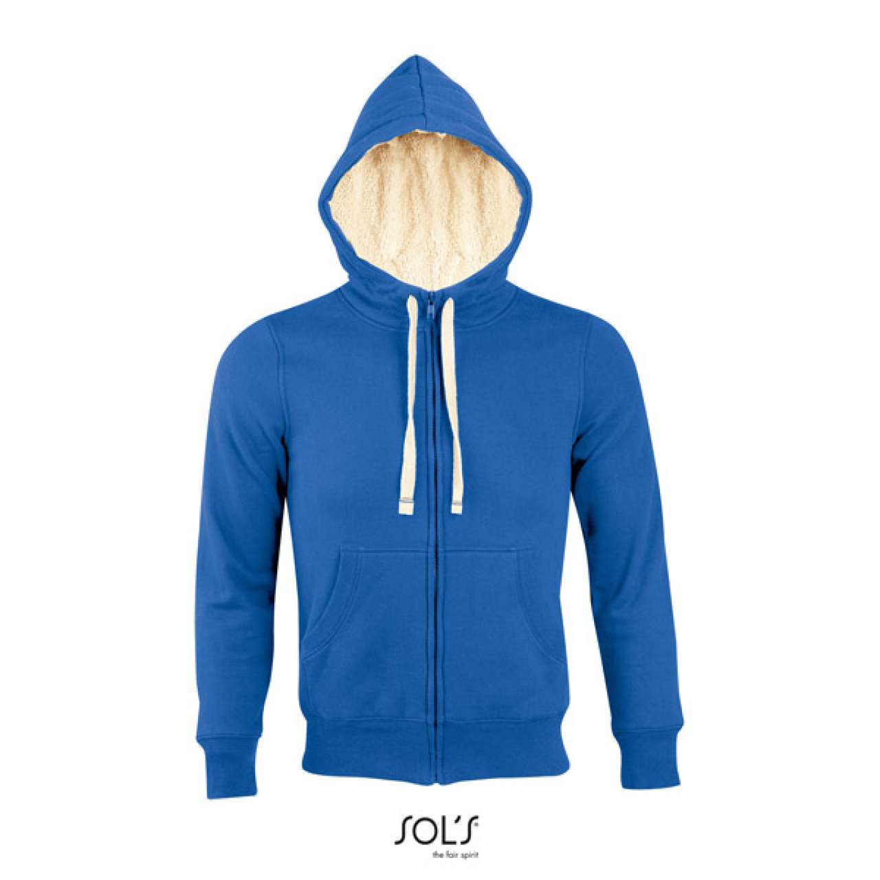 SOL'S SHERPA - UNISEX ZIPPED JACKET WITH "SHERPA" LINING - Royal Blue - Main