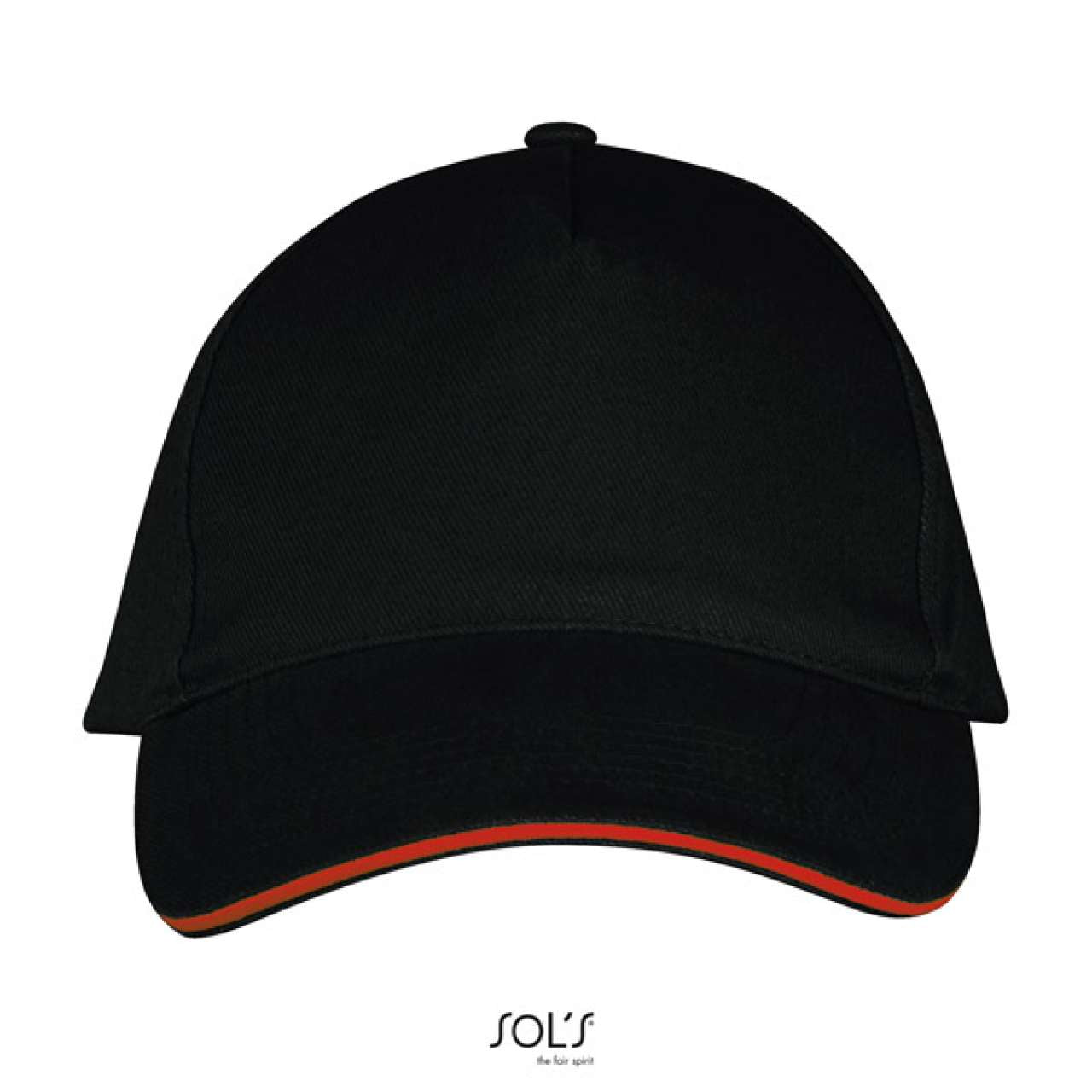 SOL'S LONG BEACH - 5 PANEL CAP - Black/Red - Additional