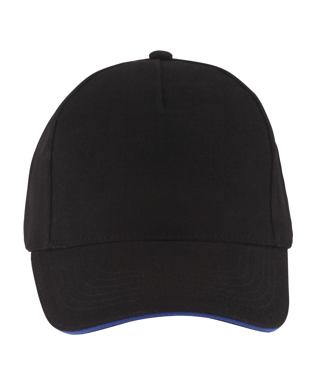 SOL'S LONG BEACH - 5 PANEL CAP - Black/Royal - Main