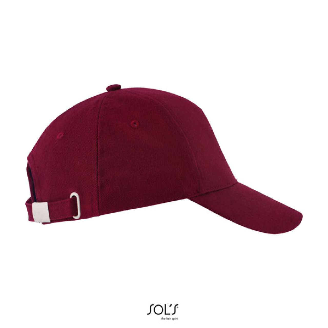 SOL'S LONG BEACH - 5 PANEL CAP - Burgundy - Additional