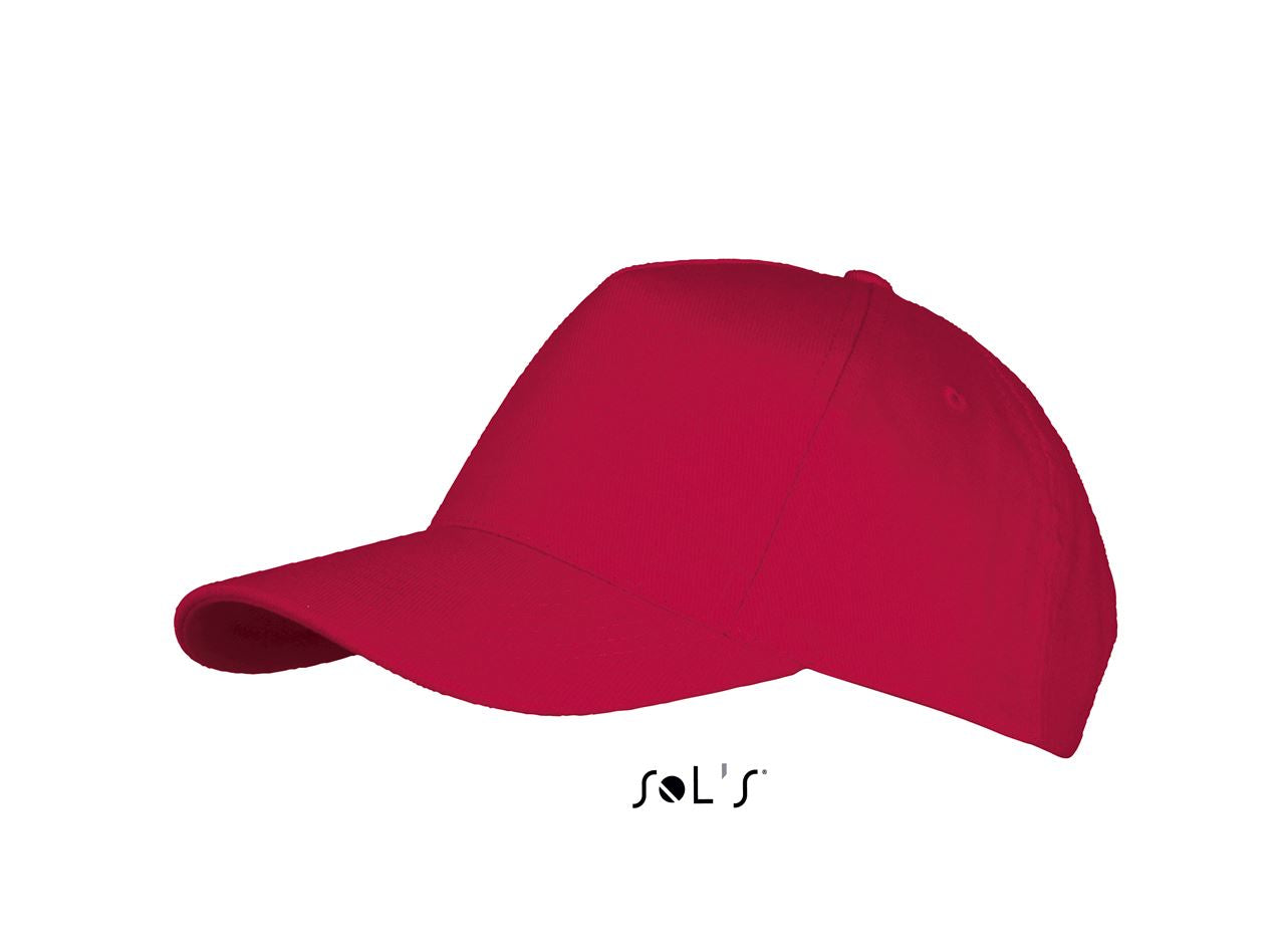 SOL'S LONG BEACH - 5 PANEL CAP - Red - Additional