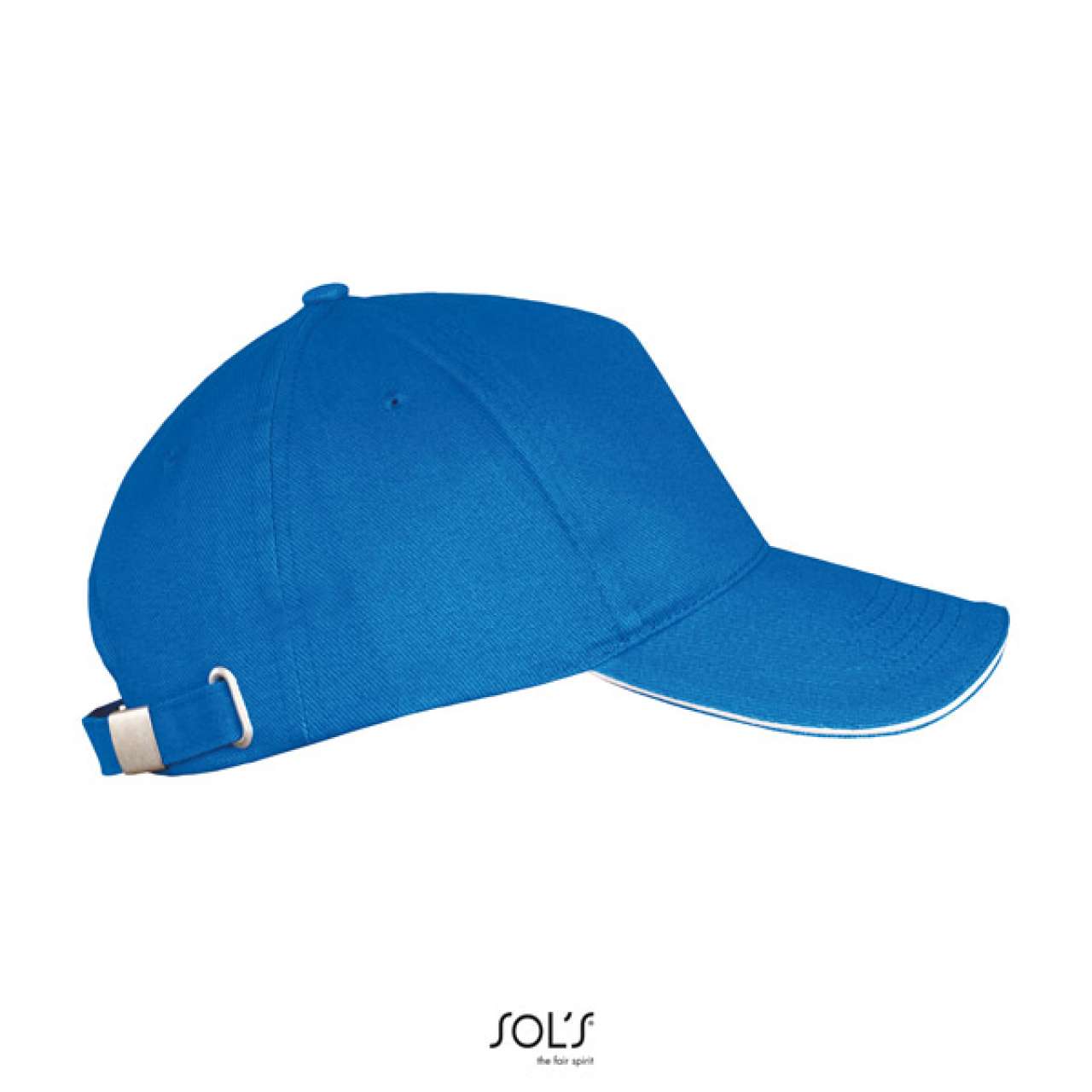 SOL'S LONG BEACH - 5 PANEL CAP - Royal Blue/White - Additional