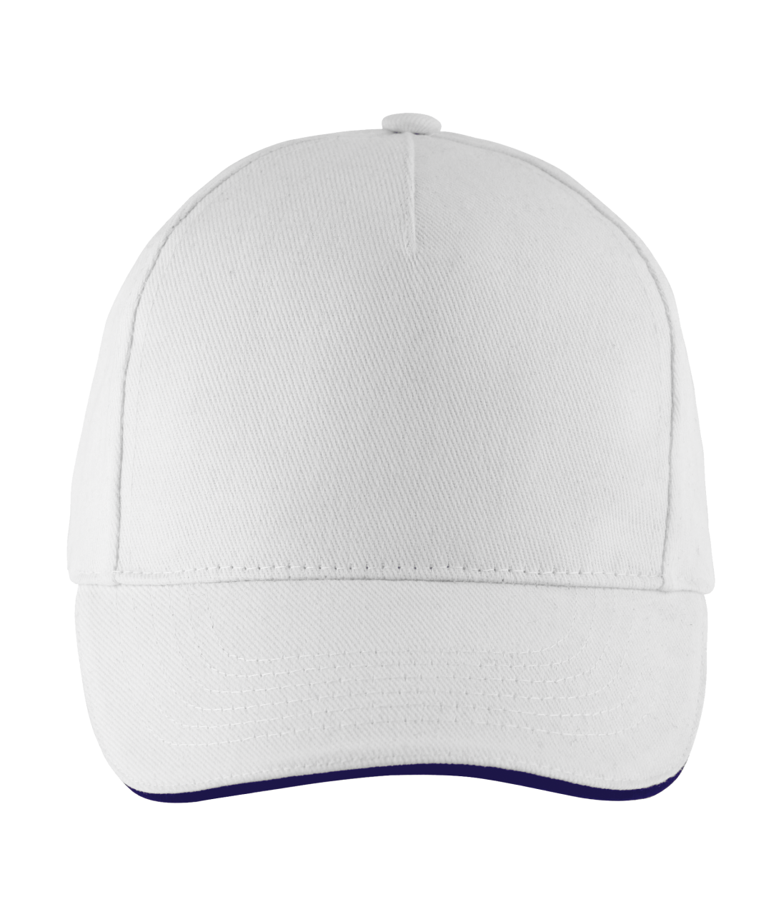 SOL'S LONG BEACH - 5 PANEL CAP - White/French Navy - Main