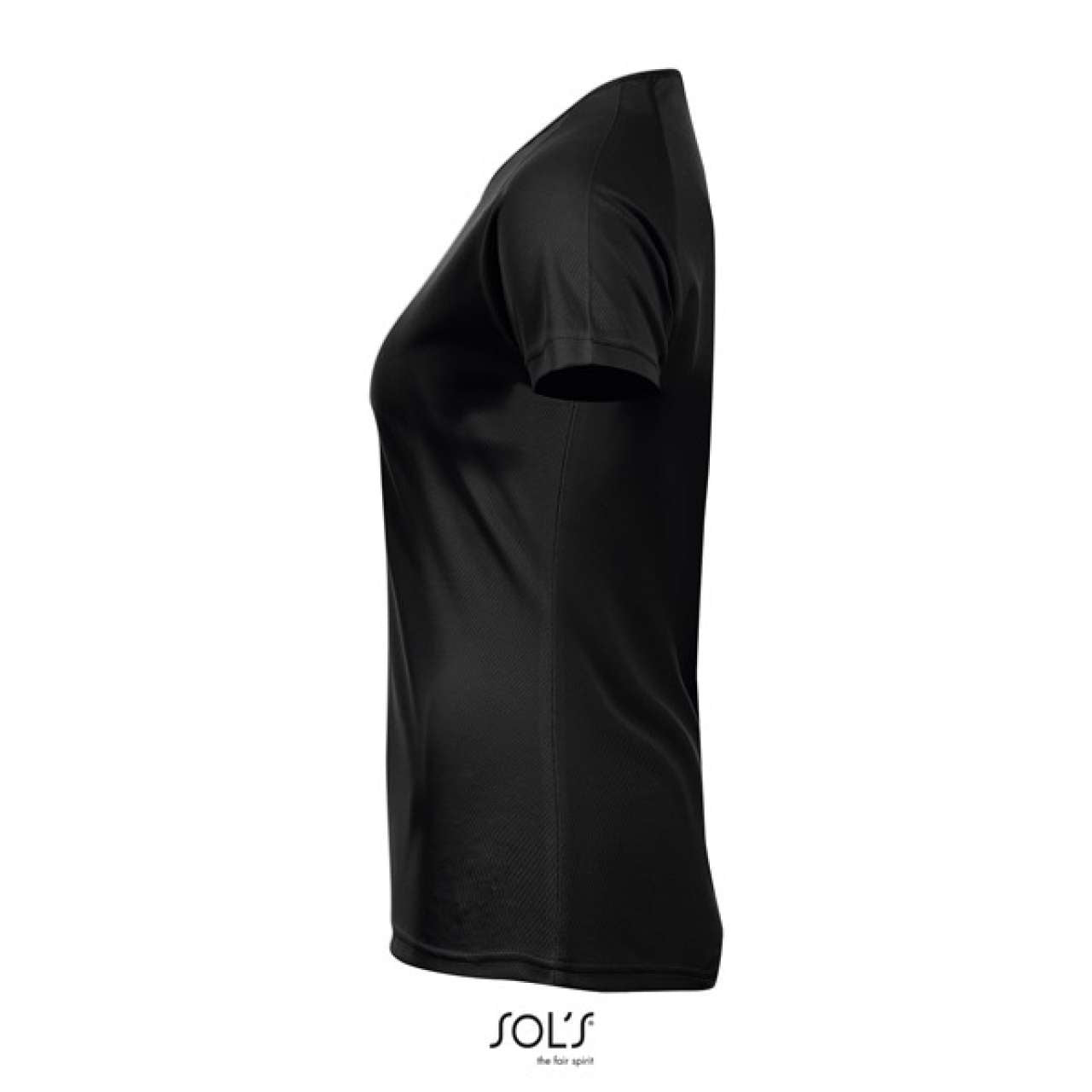 SOL'S SPORTY WOMEN - RAGLAN SLEEVED T-SHIRT - Black - Additional