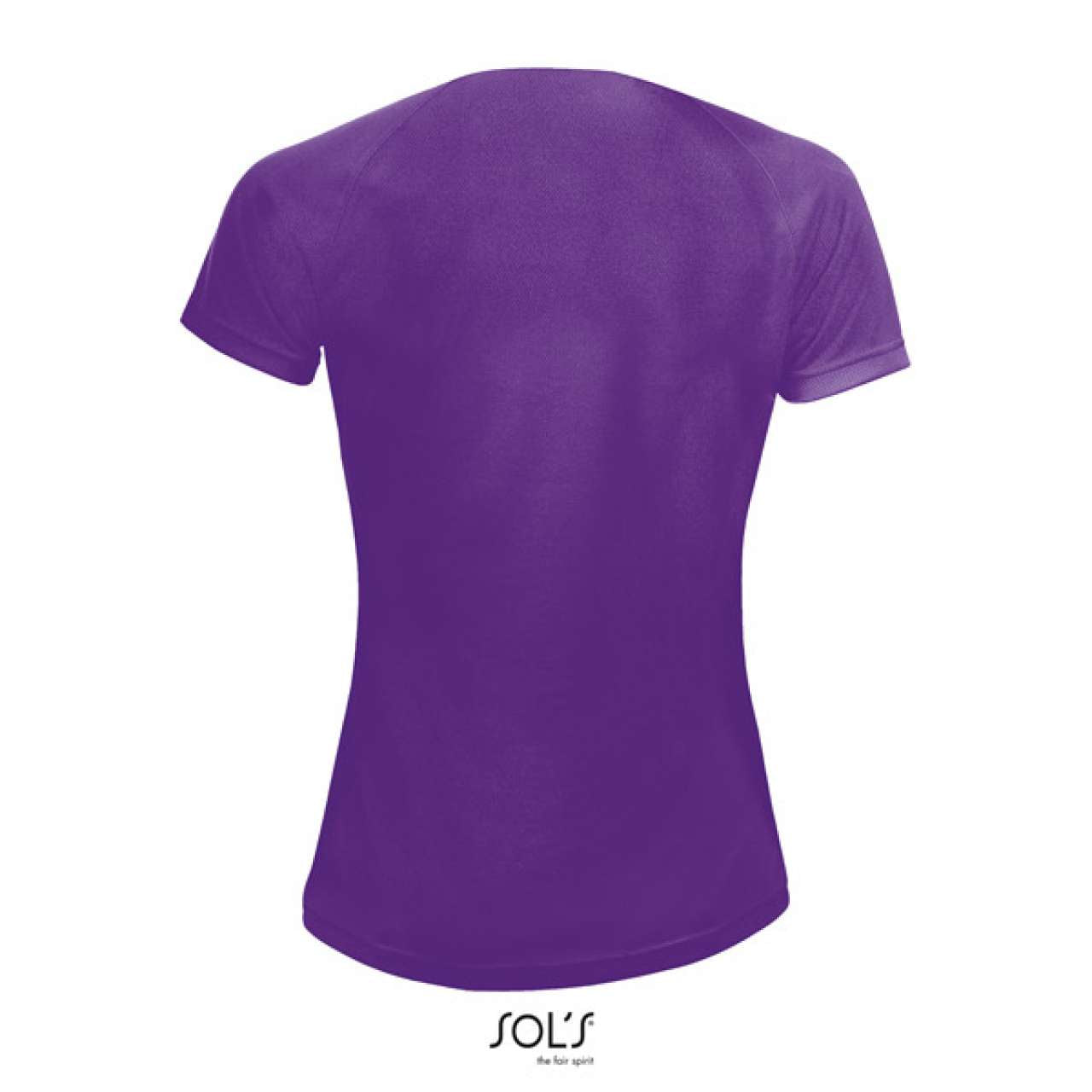 SOL'S SPORTY WOMEN - RAGLAN SLEEVED T-SHIRT - Dark Purple - Additional
