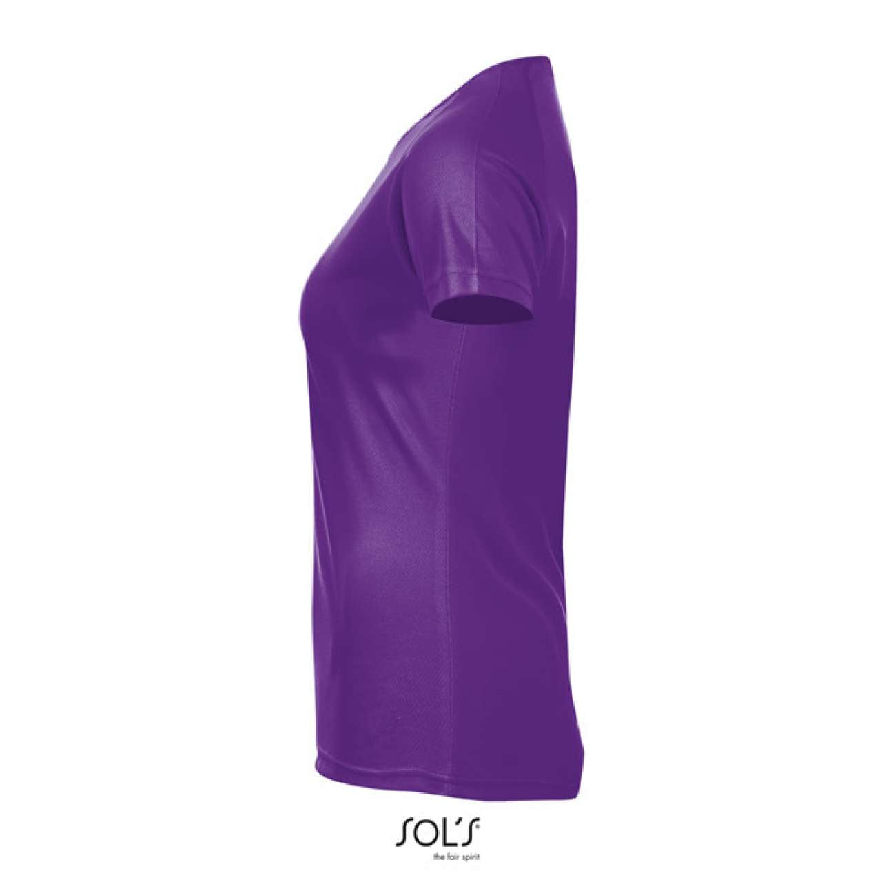 SOL'S SPORTY WOMEN - RAGLAN SLEEVED T-SHIRT - Dark Purple - Additional