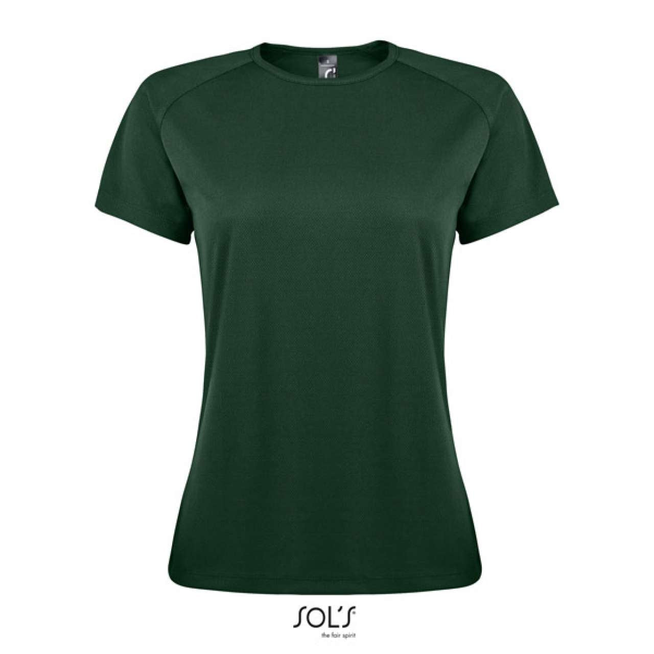 SOL'S SPORTY WOMEN - RAGLAN SLEEVED T-SHIRT - Forest Green - Main