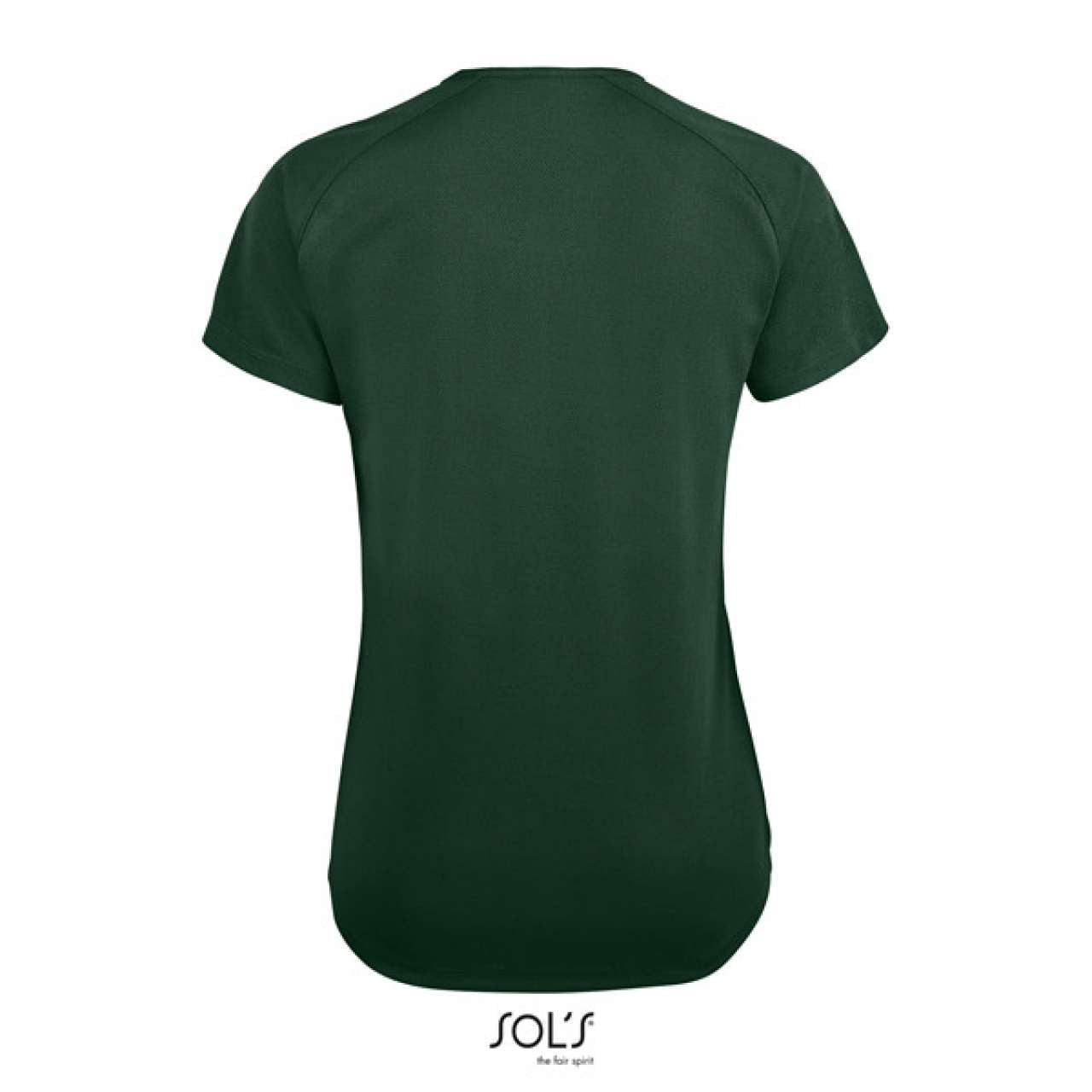 SOL'S SPORTY WOMEN - RAGLAN SLEEVED T-SHIRT - Forest Green - Additional