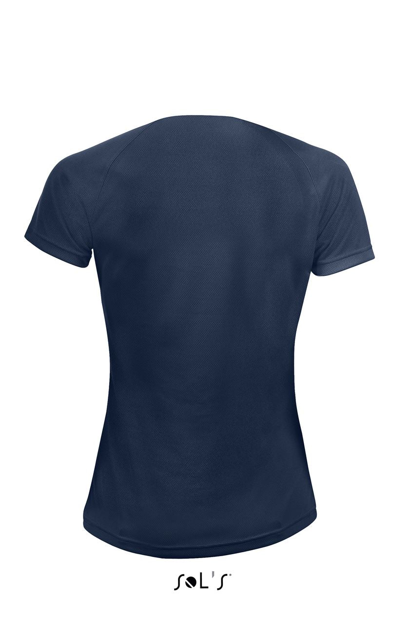 SOL'S SPORTY WOMEN - RAGLAN SLEEVED T-SHIRT - French Navy - Additional