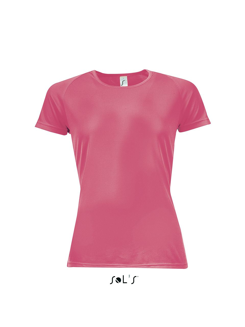 SOL'S SPORTY WOMEN - RAGLAN SLEEVED T-SHIRT - Neon Coral - Main