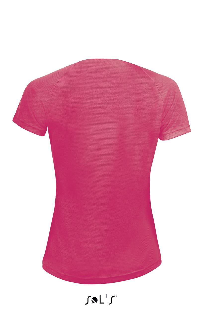 SOL'S SPORTY WOMEN - RAGLAN SLEEVED T-SHIRT - Neon Coral - Additional