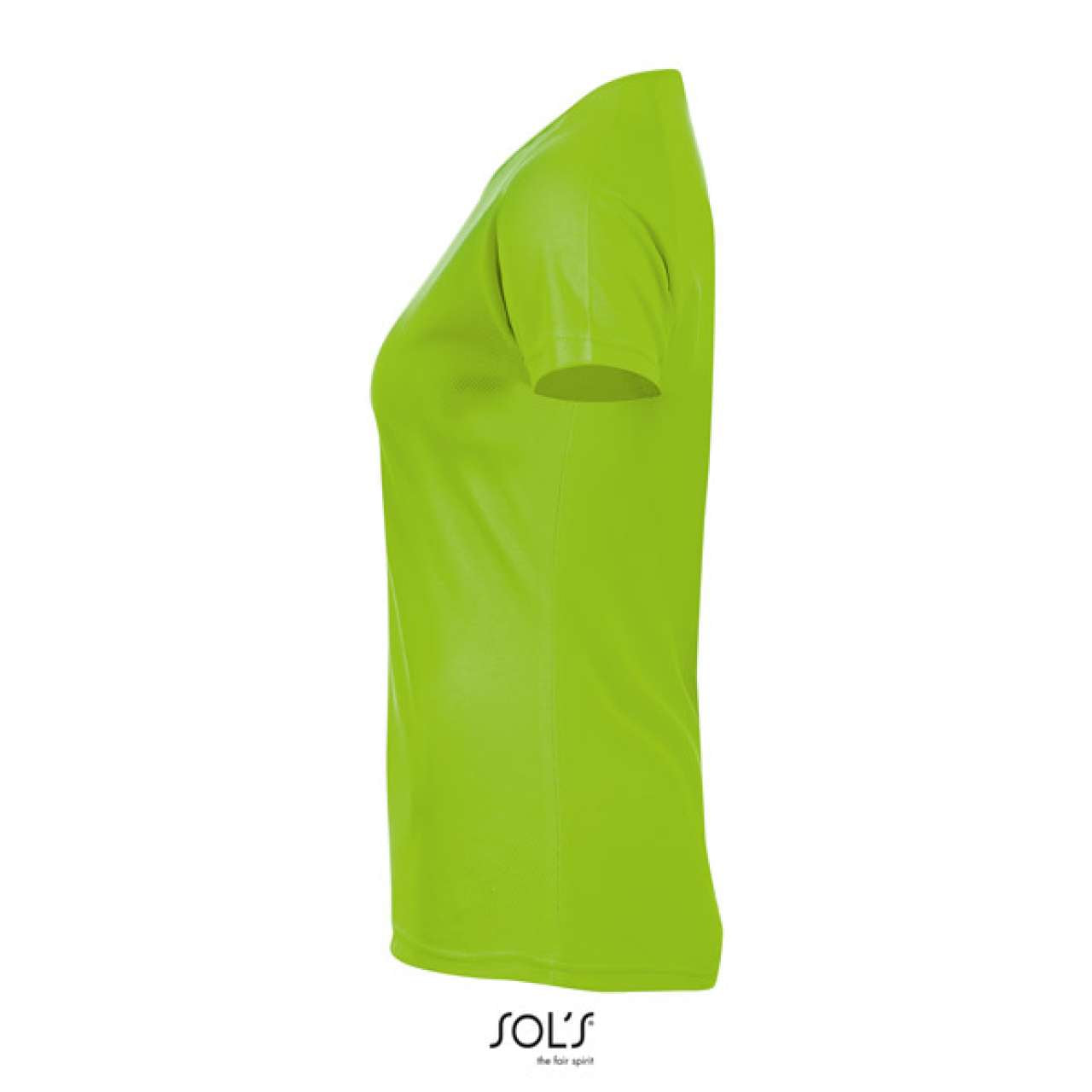 SOL'S SPORTY WOMEN - RAGLAN SLEEVED T-SHIRT - Neon Green - Additional