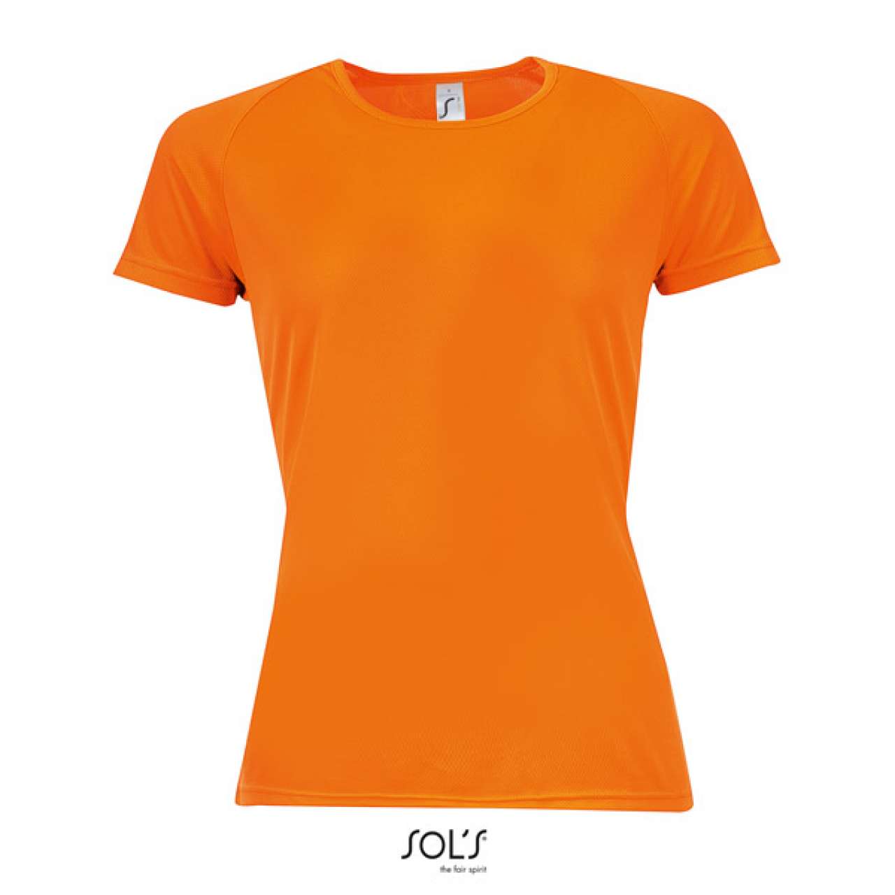 SOL'S SPORTY WOMEN - RAGLAN SLEEVED T-SHIRT - Neon Orange - Additional