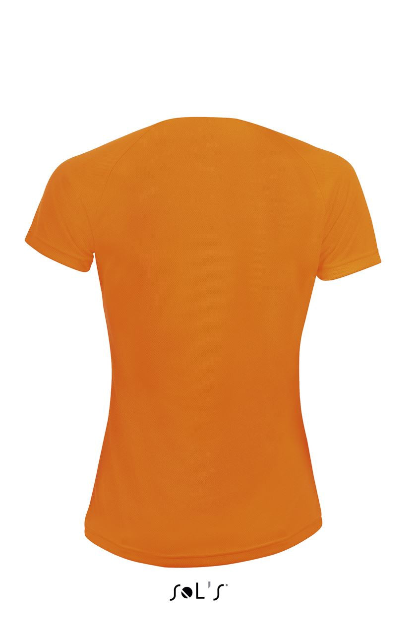 SOL'S SPORTY WOMEN - RAGLAN SLEEVED T-SHIRT - Neon Orange - Additional