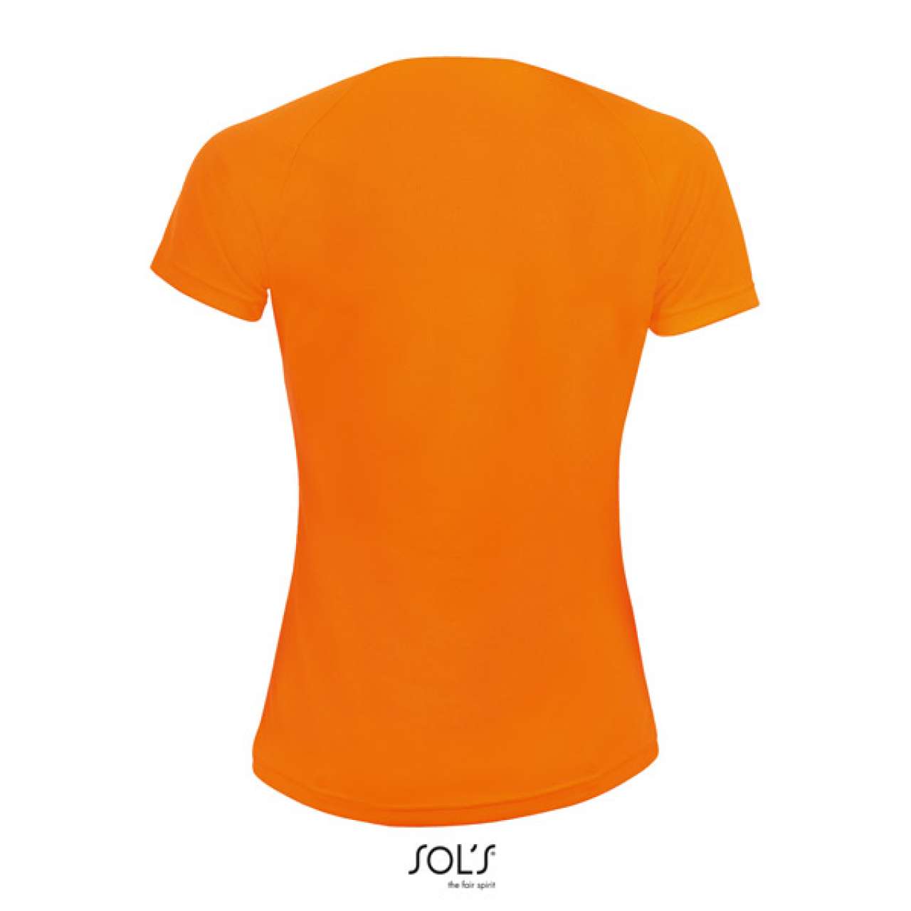 SOL'S SPORTY WOMEN - RAGLAN SLEEVED T-SHIRT - Neon Orange - Additional