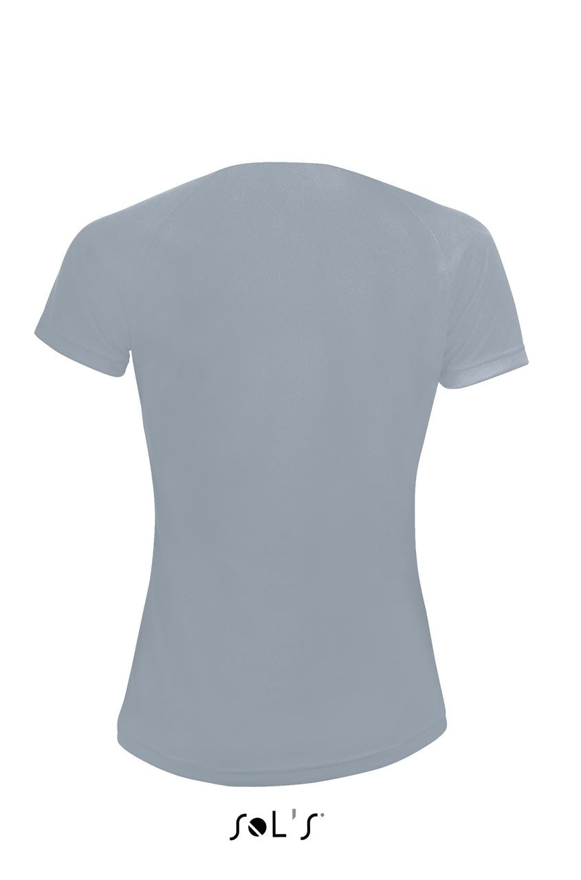 SOL'S SPORTY WOMEN - RAGLAN SLEEVED T-SHIRT - Pure Grey - Additional