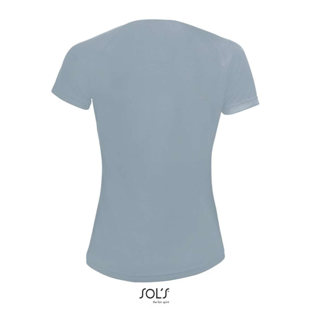 SOL'S SPORTY WOMEN - RAGLAN SLEEVED T-SHIRT - Pure Grey - Additional