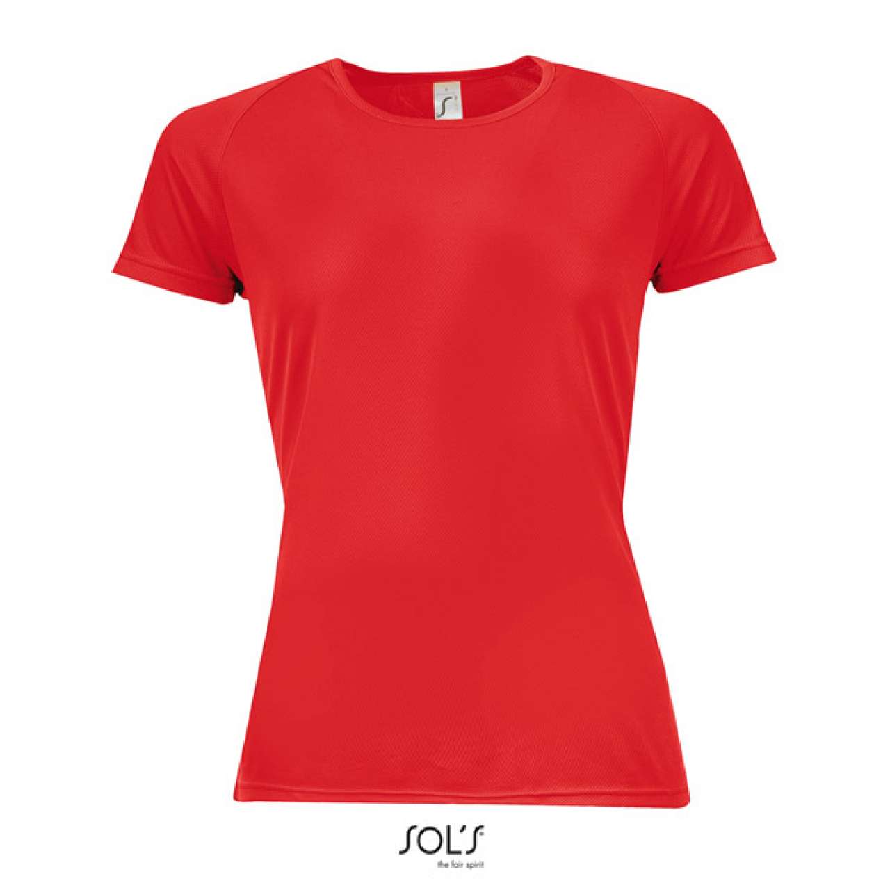 SOL'S SPORTY WOMEN - RAGLAN SLEEVED T-SHIRT - Red - Additional