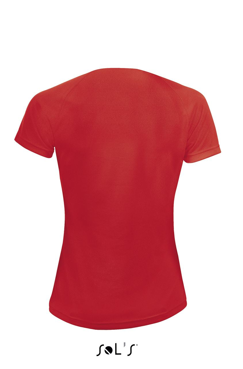 SOL'S SPORTY WOMEN - RAGLAN SLEEVED T-SHIRT - Red - Additional