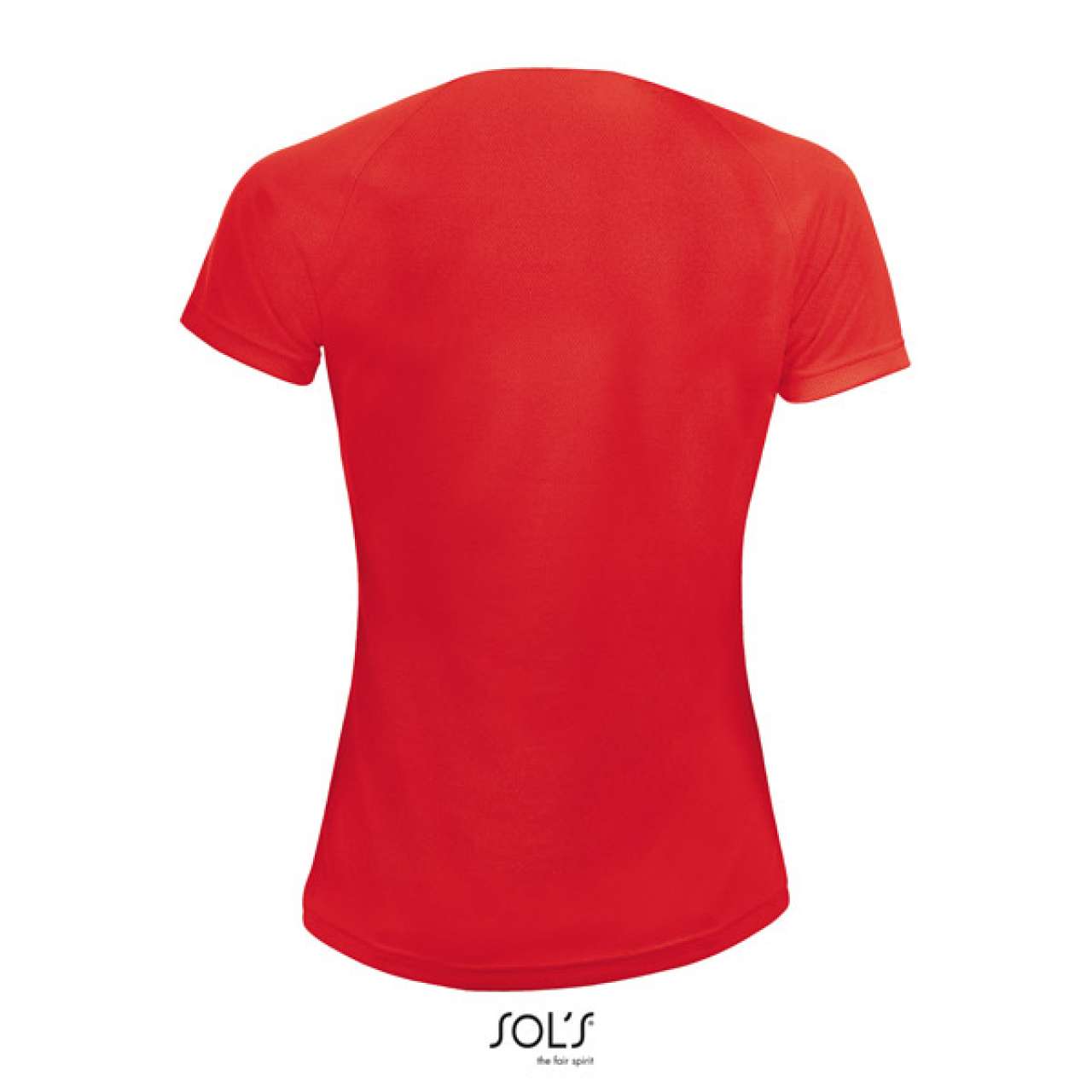 SOL'S SPORTY WOMEN - RAGLAN SLEEVED T-SHIRT - Red - Additional
