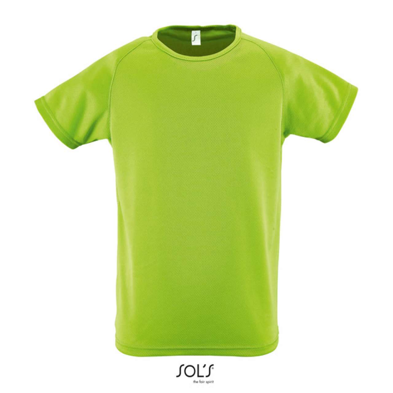 SOL'S SPORTY KIDS' - RAGLAN-SLEEVED T-SHIRT - Apple Green - colorimageurl