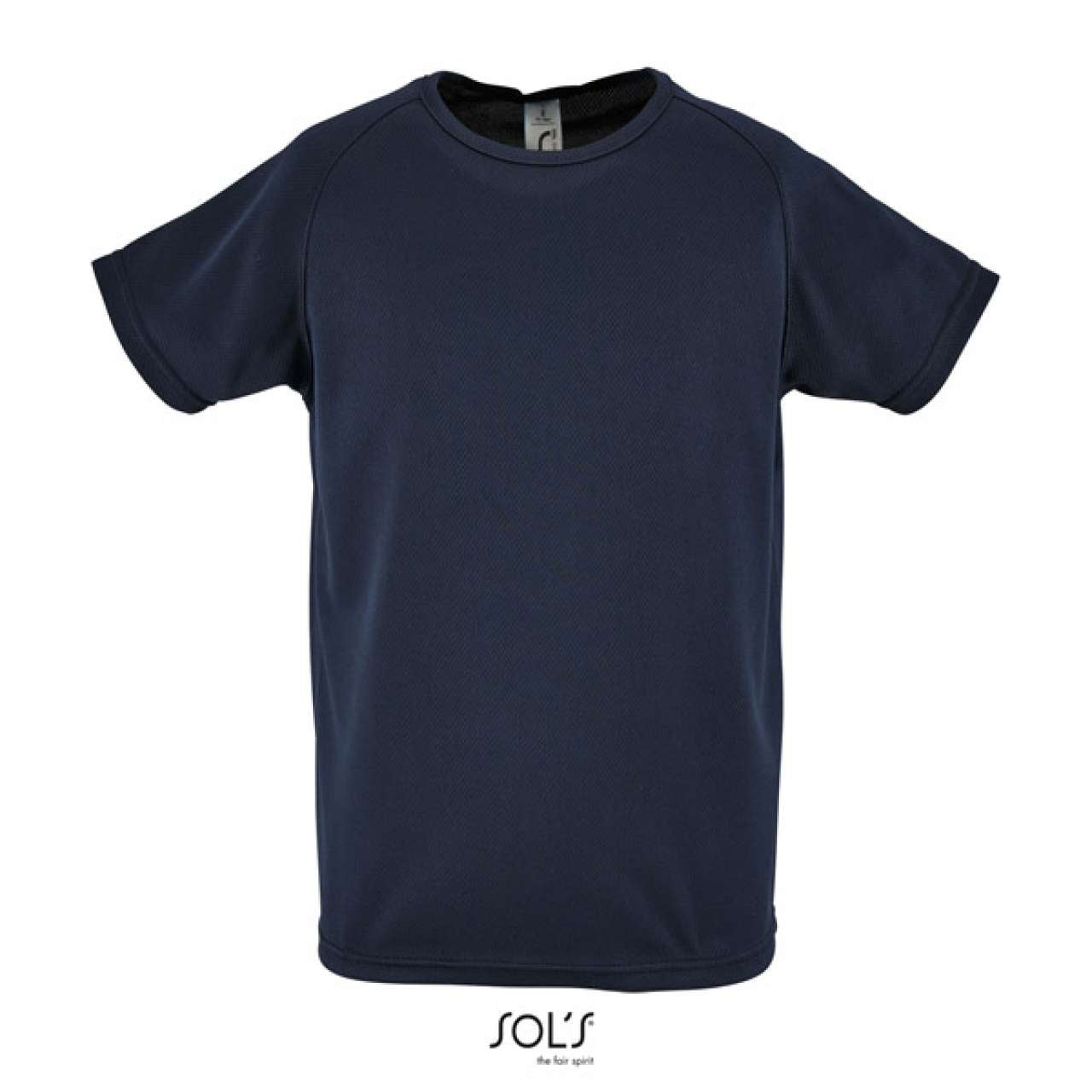 SOL'S SPORTY KIDS' - RAGLAN-SLEEVED T-SHIRT - French Navy - colorimageurl