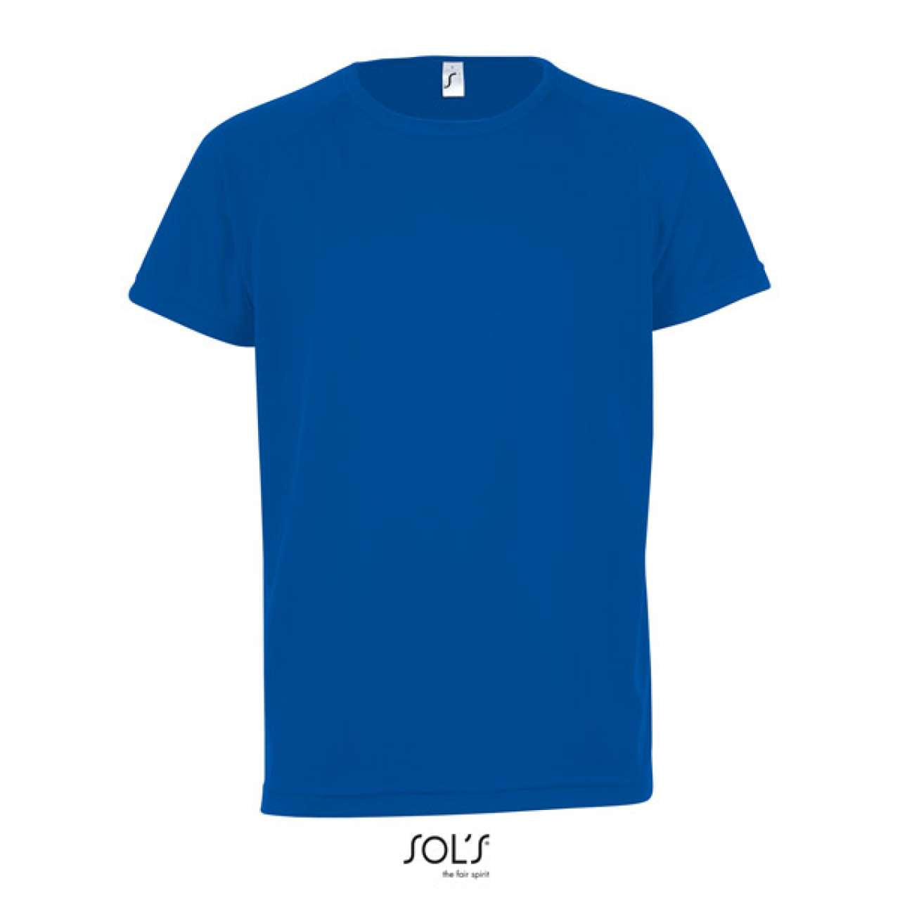 SOL'S SPORTY KIDS' - RAGLAN-SLEEVED T-SHIRT - Royal Blue - colorimageurl