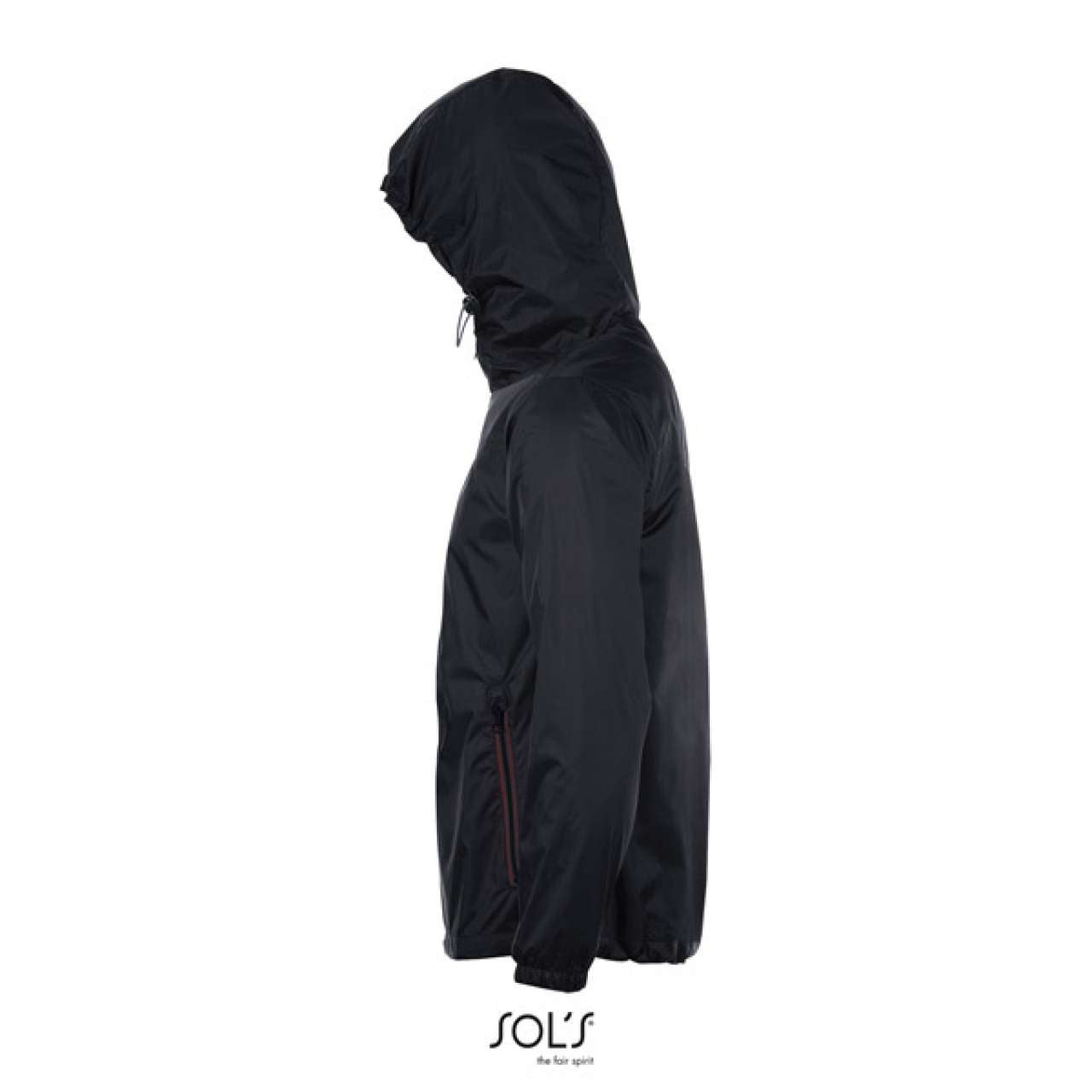 SOL'S SKATE - UNISEX LINED WINDBREAKER - Black/Dark Grey - Additional