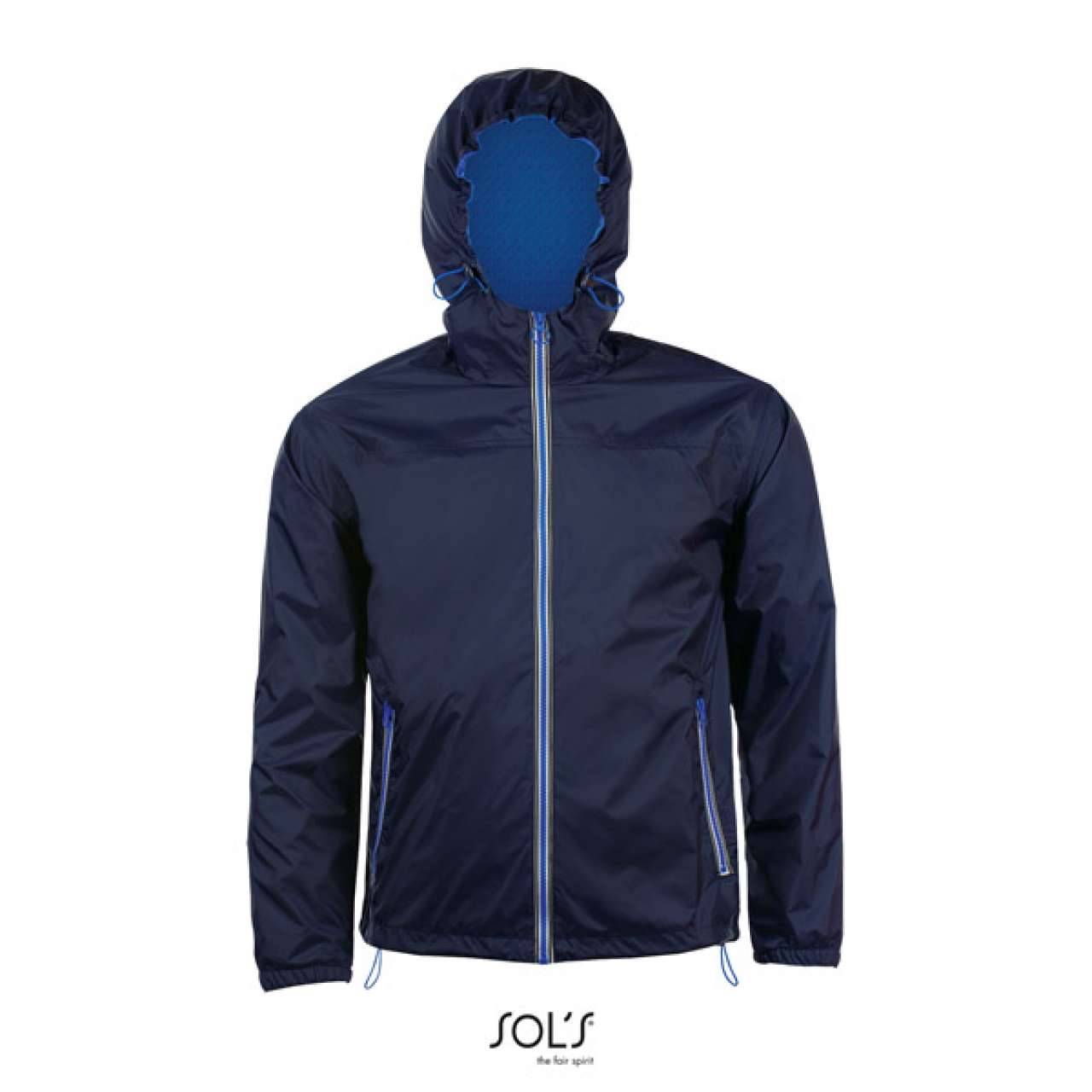 SOL'S SKATE - UNISEX LINED WINDBREAKER - Navy/Royal Blue - Main