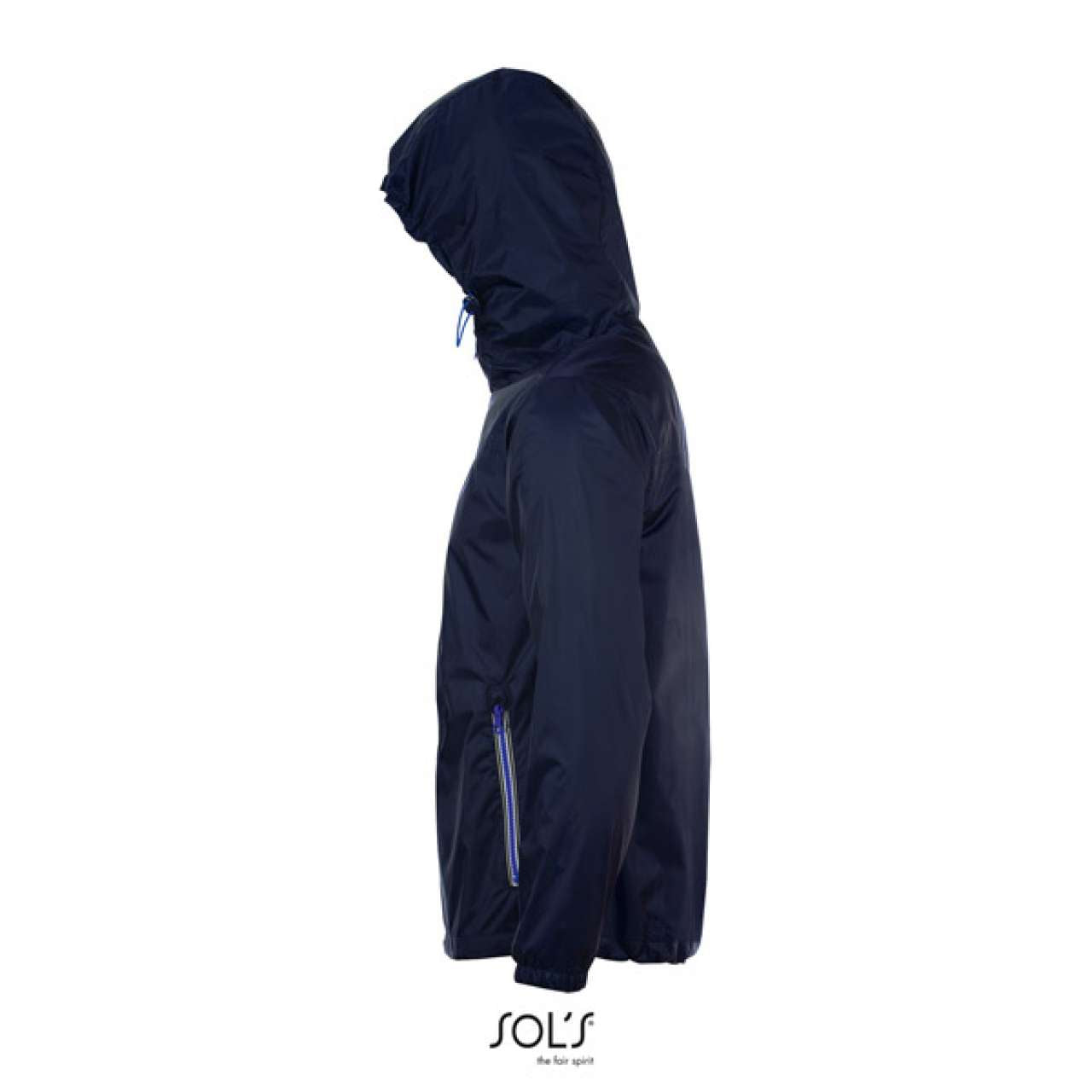 SOL'S SKATE - UNISEX LINED WINDBREAKER - Navy/Royal Blue - Additional