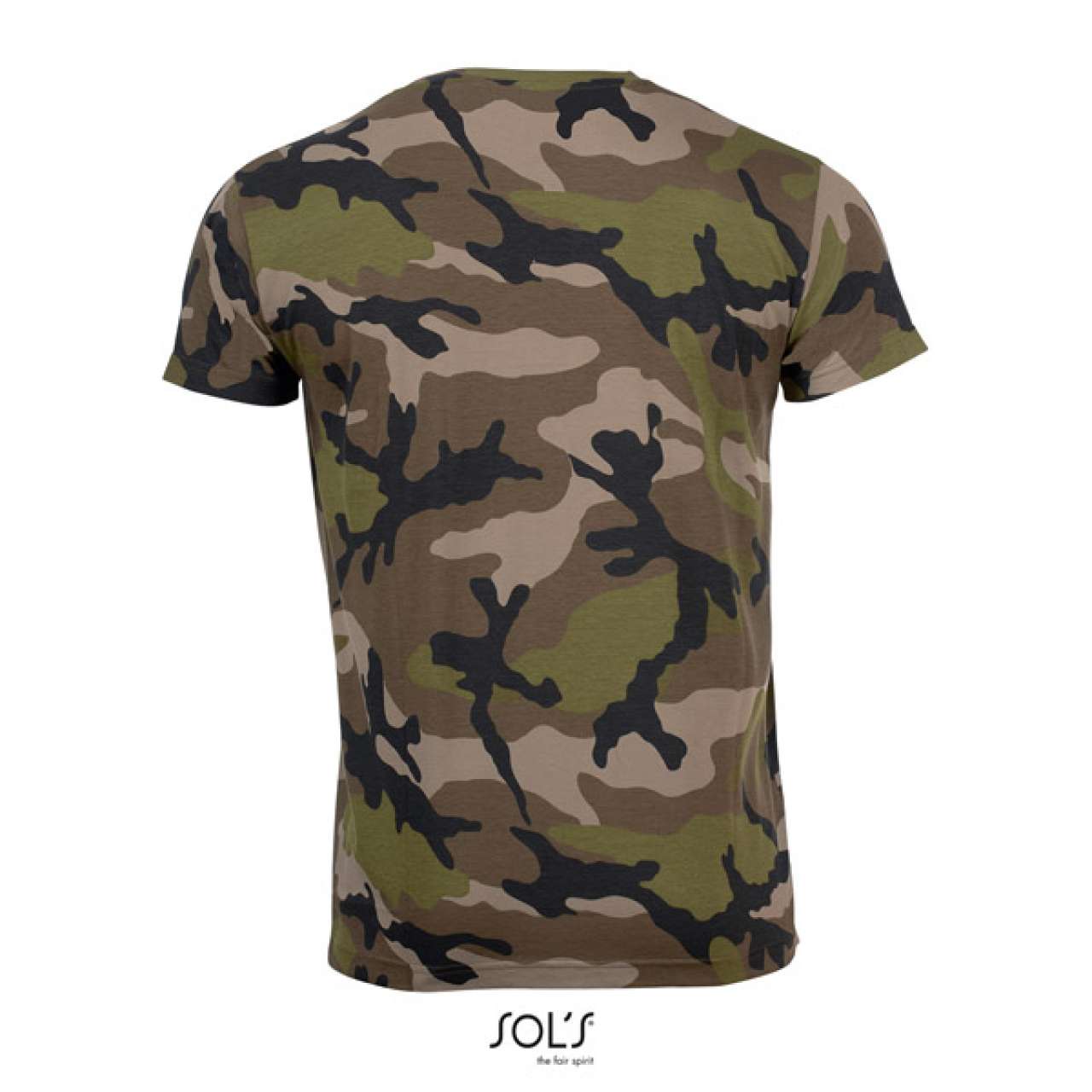 SOL'S CAMO MEN - ROUND COLLAR T-SHIRT - Camo - Additional