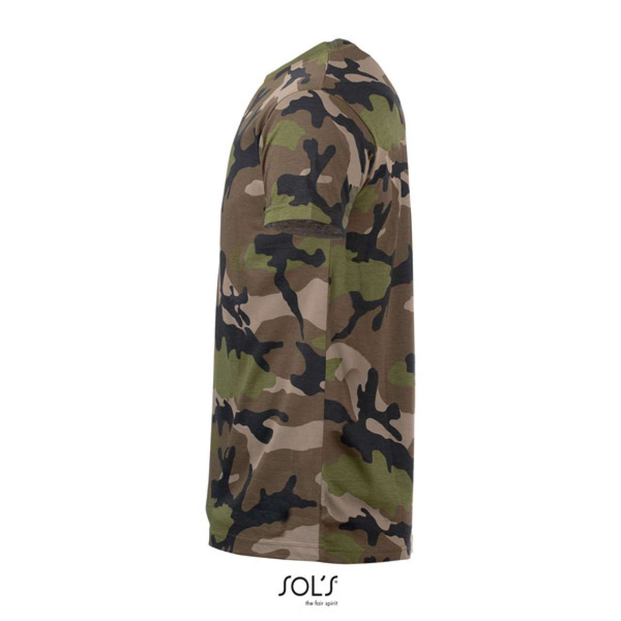 SOL'S CAMO MEN - ROUND COLLAR T-SHIRT - Camo - Additional