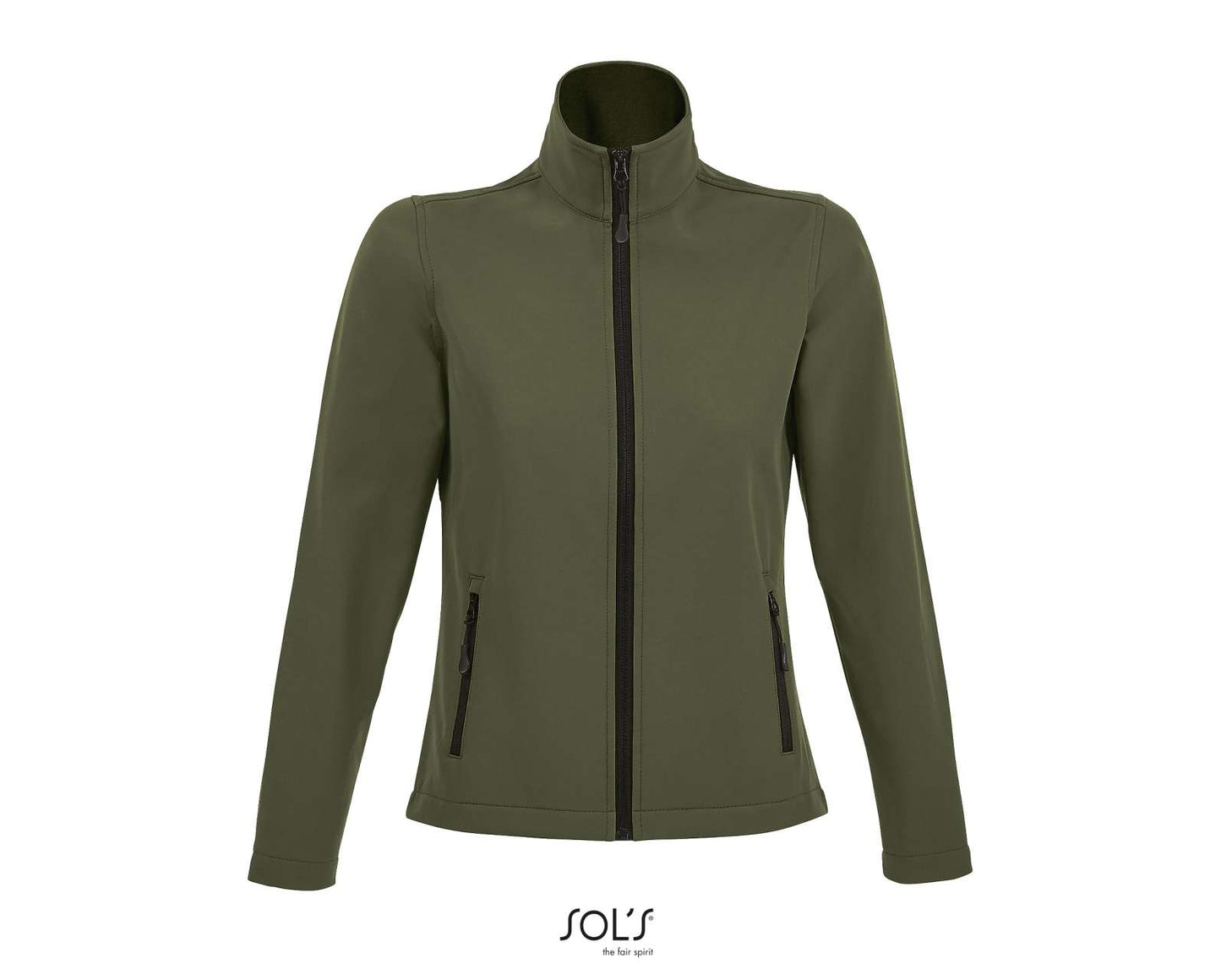 SOL'S RACE WOMEN - SOFTSHELL ZIP JACKET - Army - Main