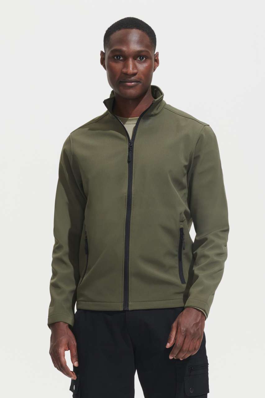 SOL'S RACE MEN - SOFTSHELL ZIP JACKET - Army - Model